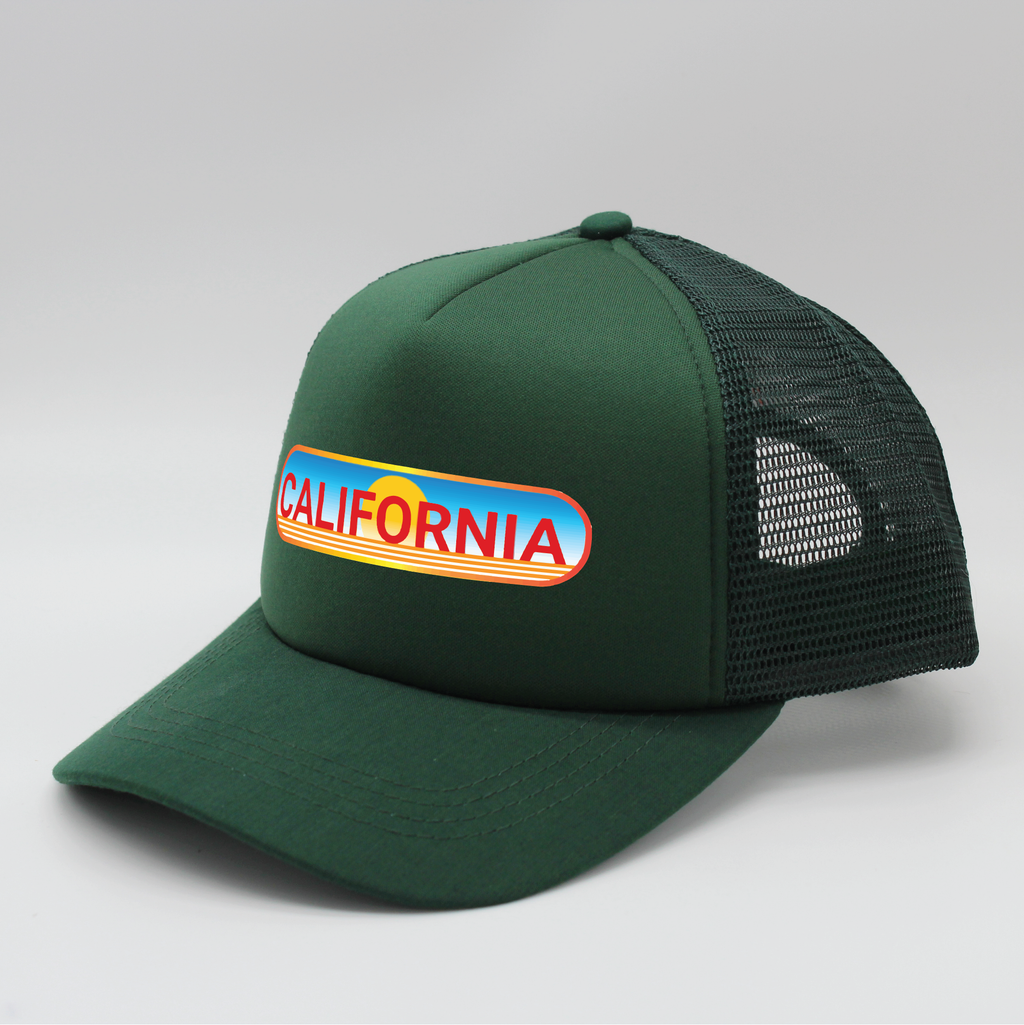 sunset designs matching human hat