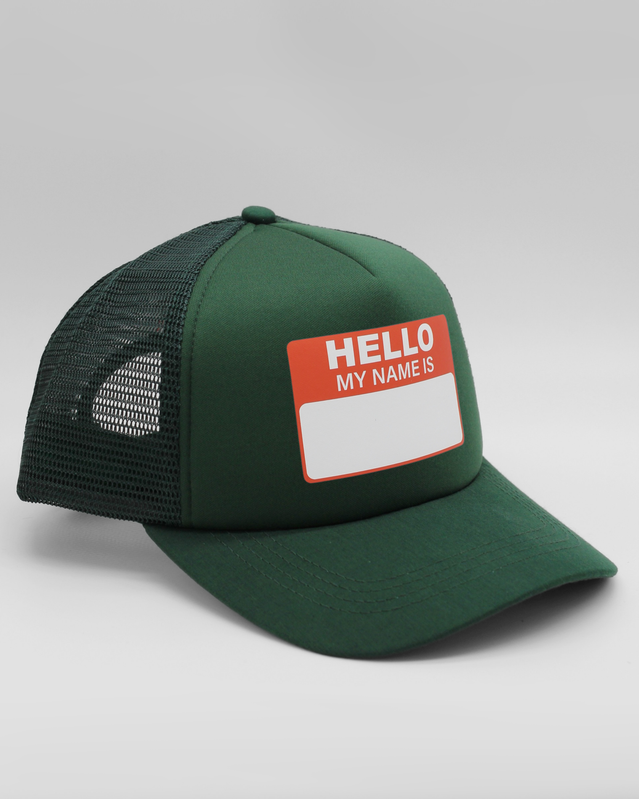 HELLO MY NAME IS | matching human hat