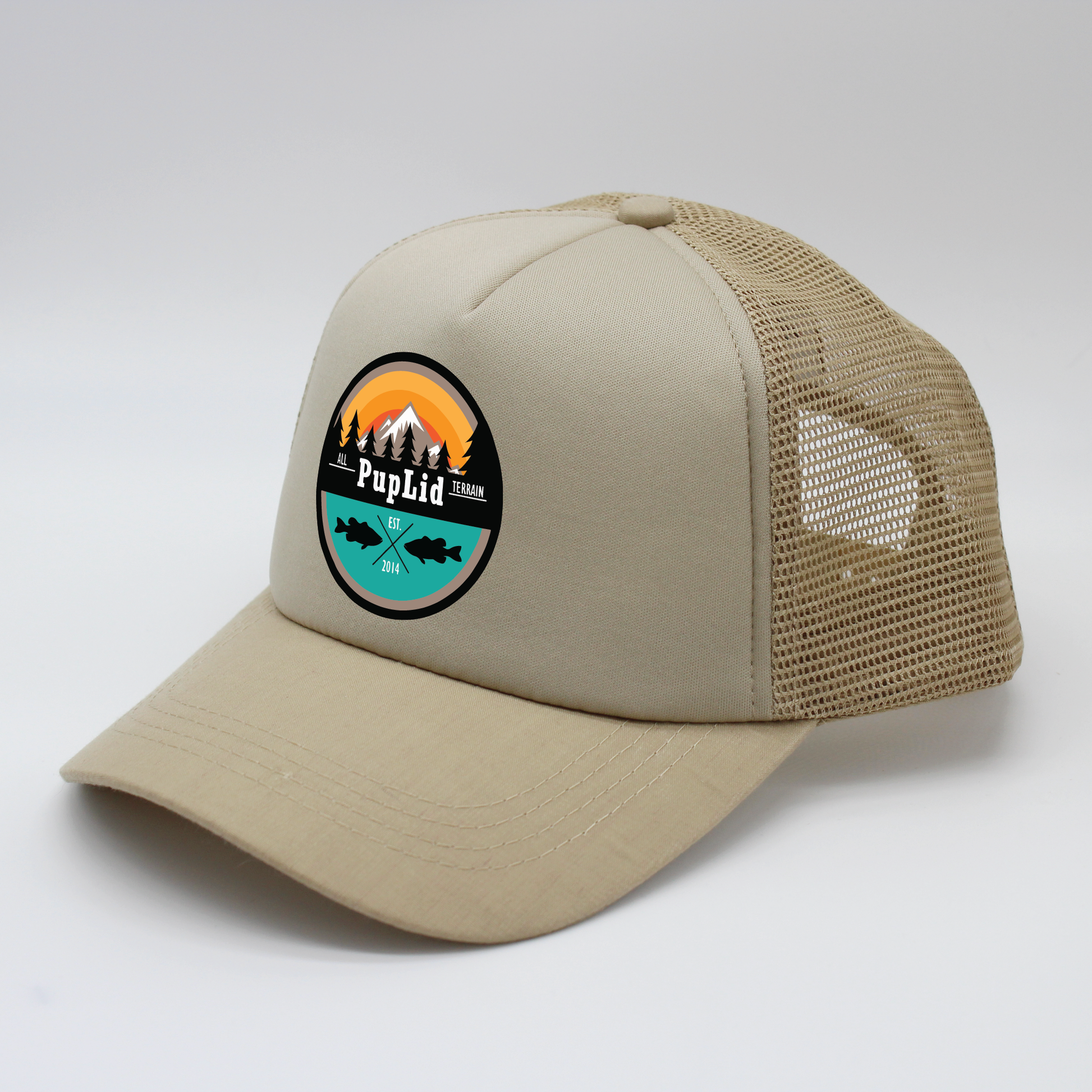 sunset designs matching human hat