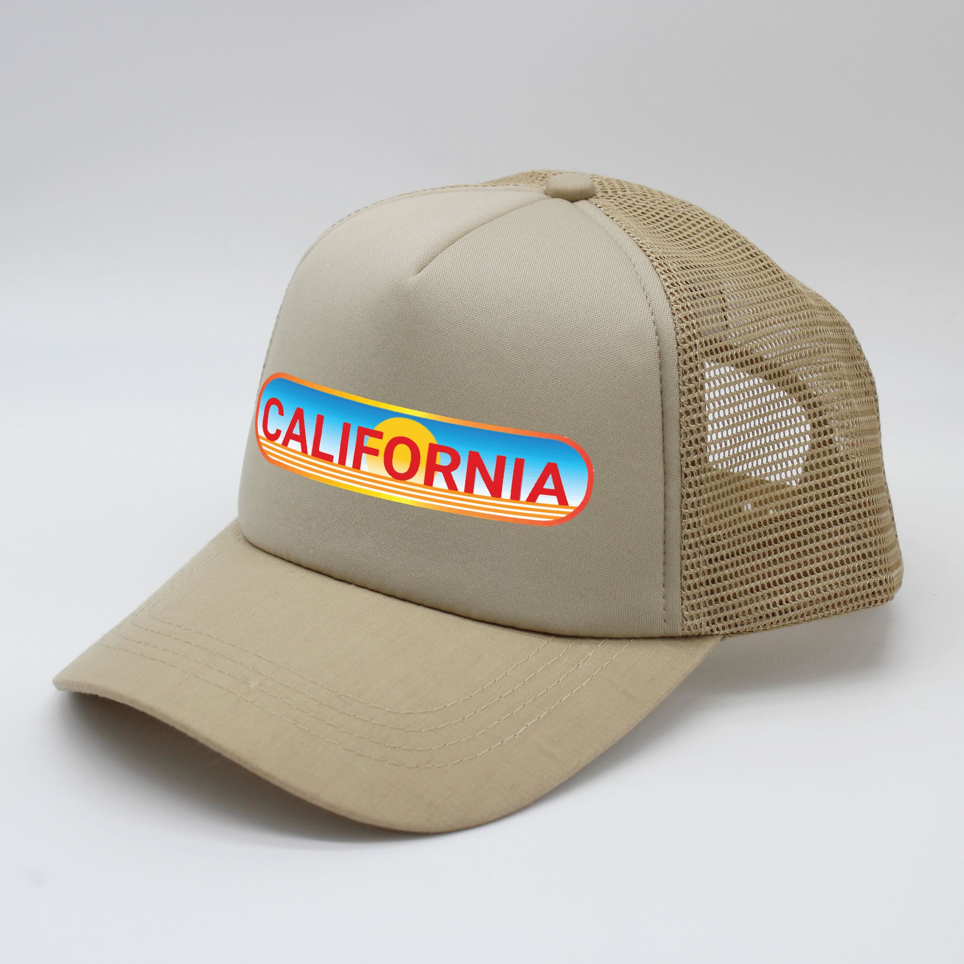 sunset designs matching human hat