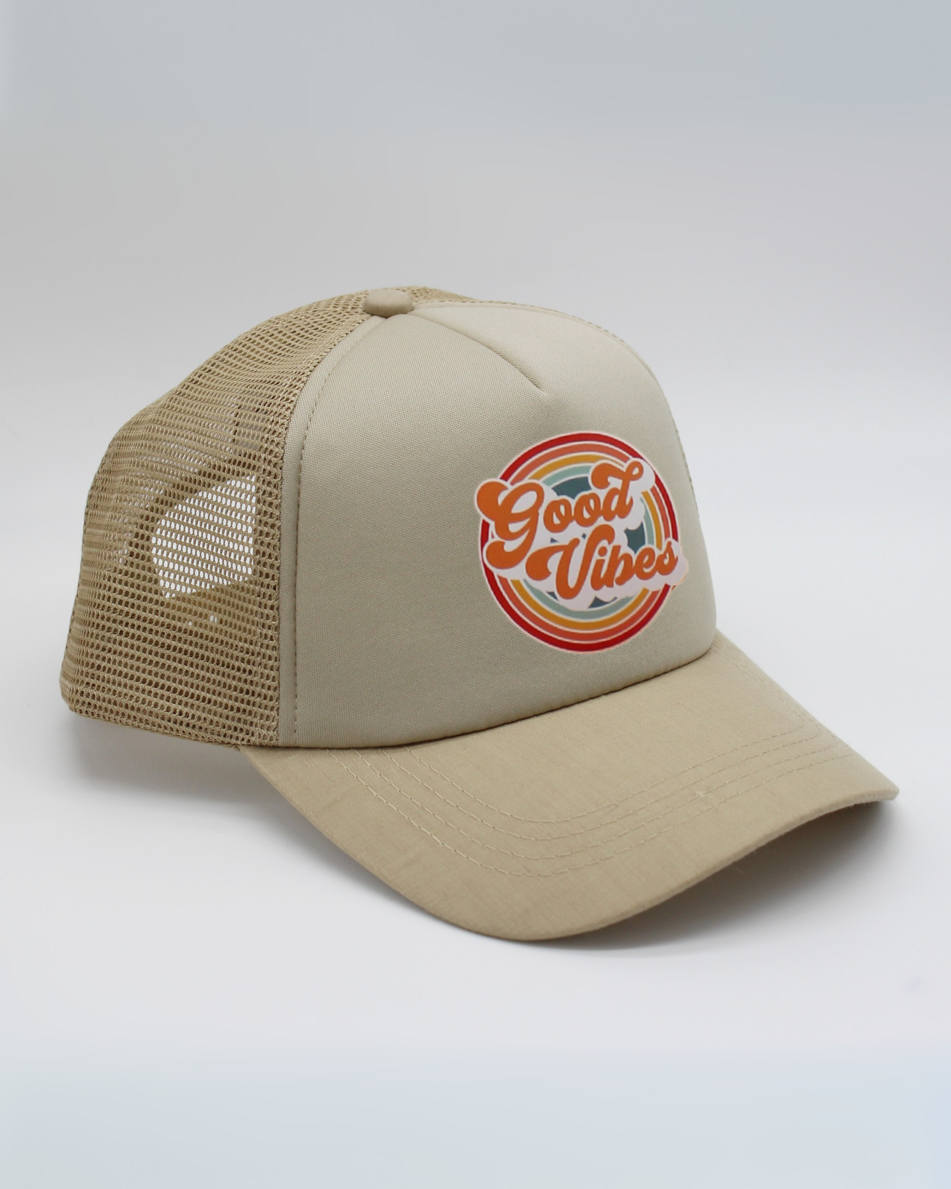 good vibes matching human hat