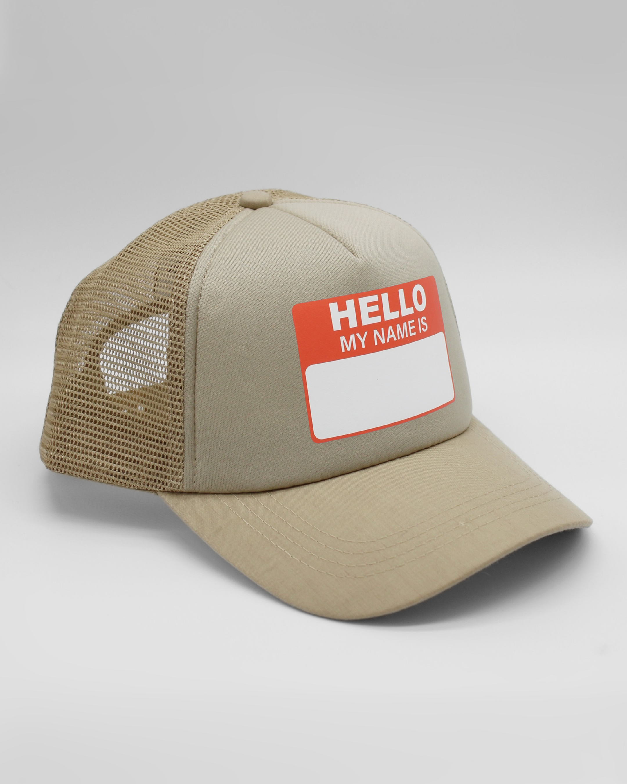 HELLO MY NAME IS | matching human hat