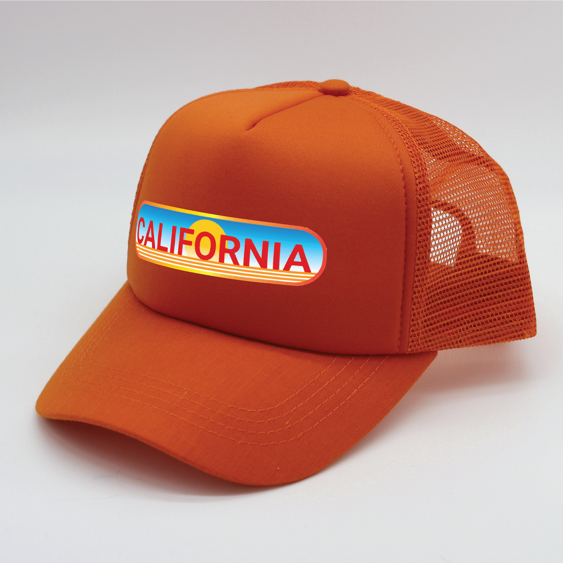 sunset designs matching human hat