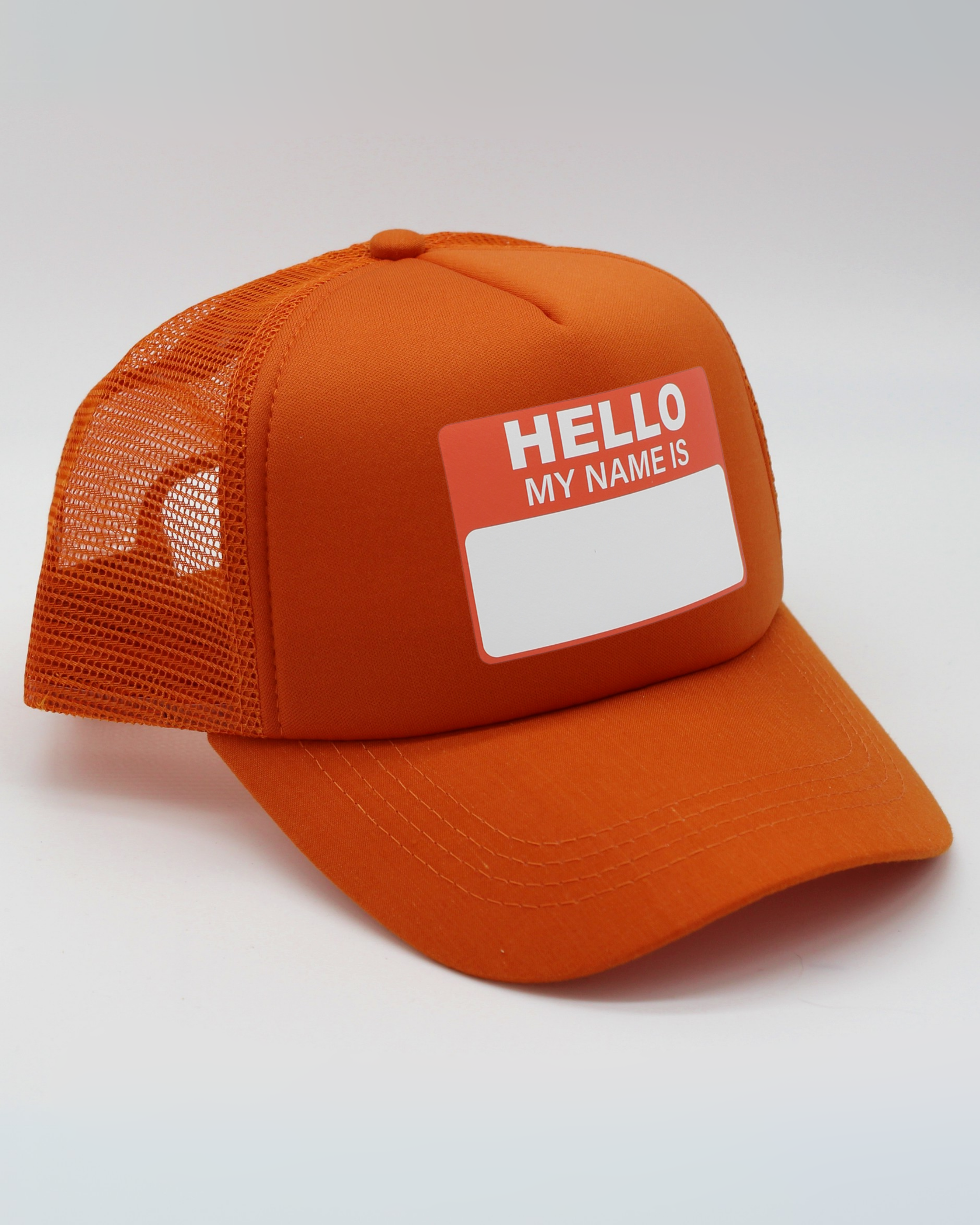 HELLO MY NAME IS | matching human hat