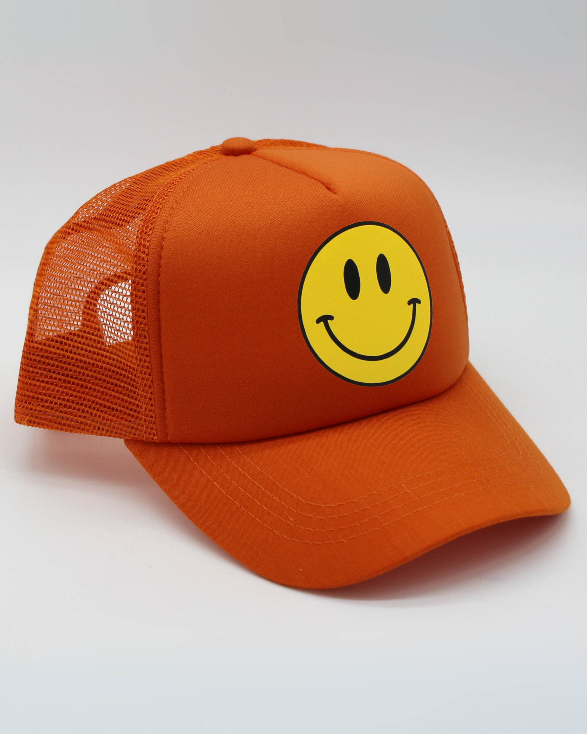 smiley matching human hat