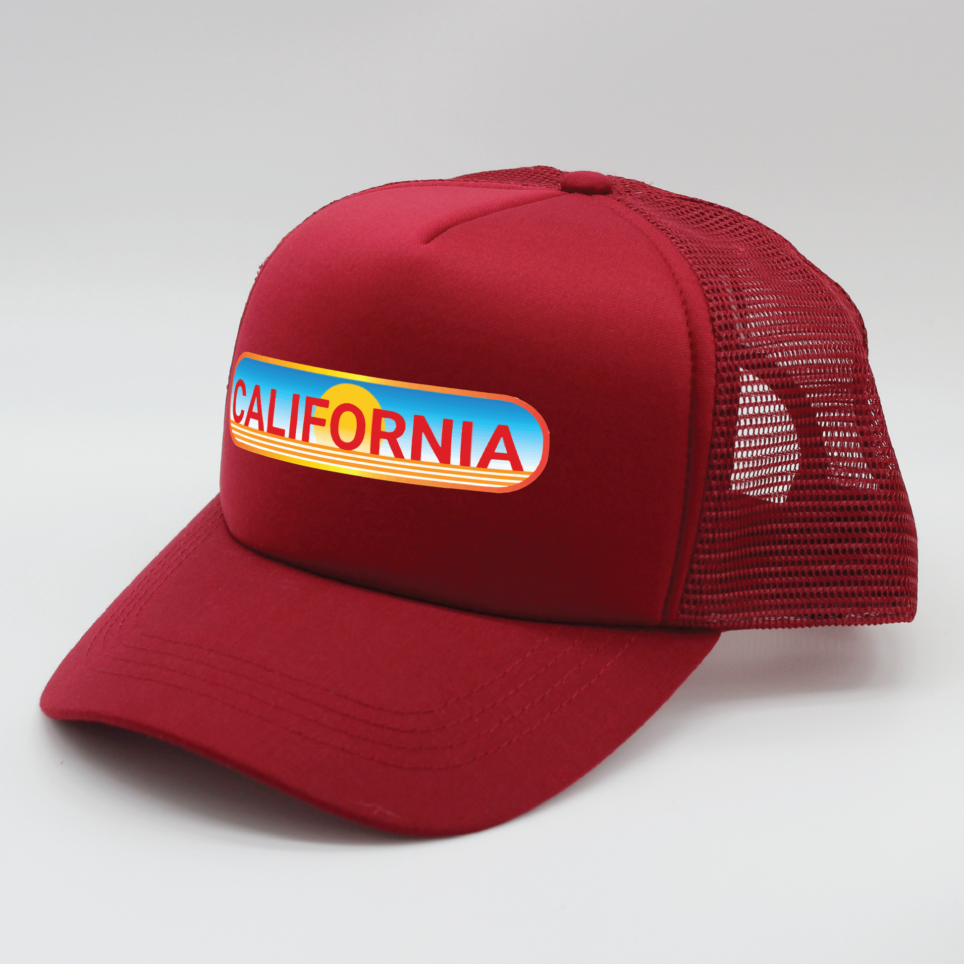 sunset designs matching human hat