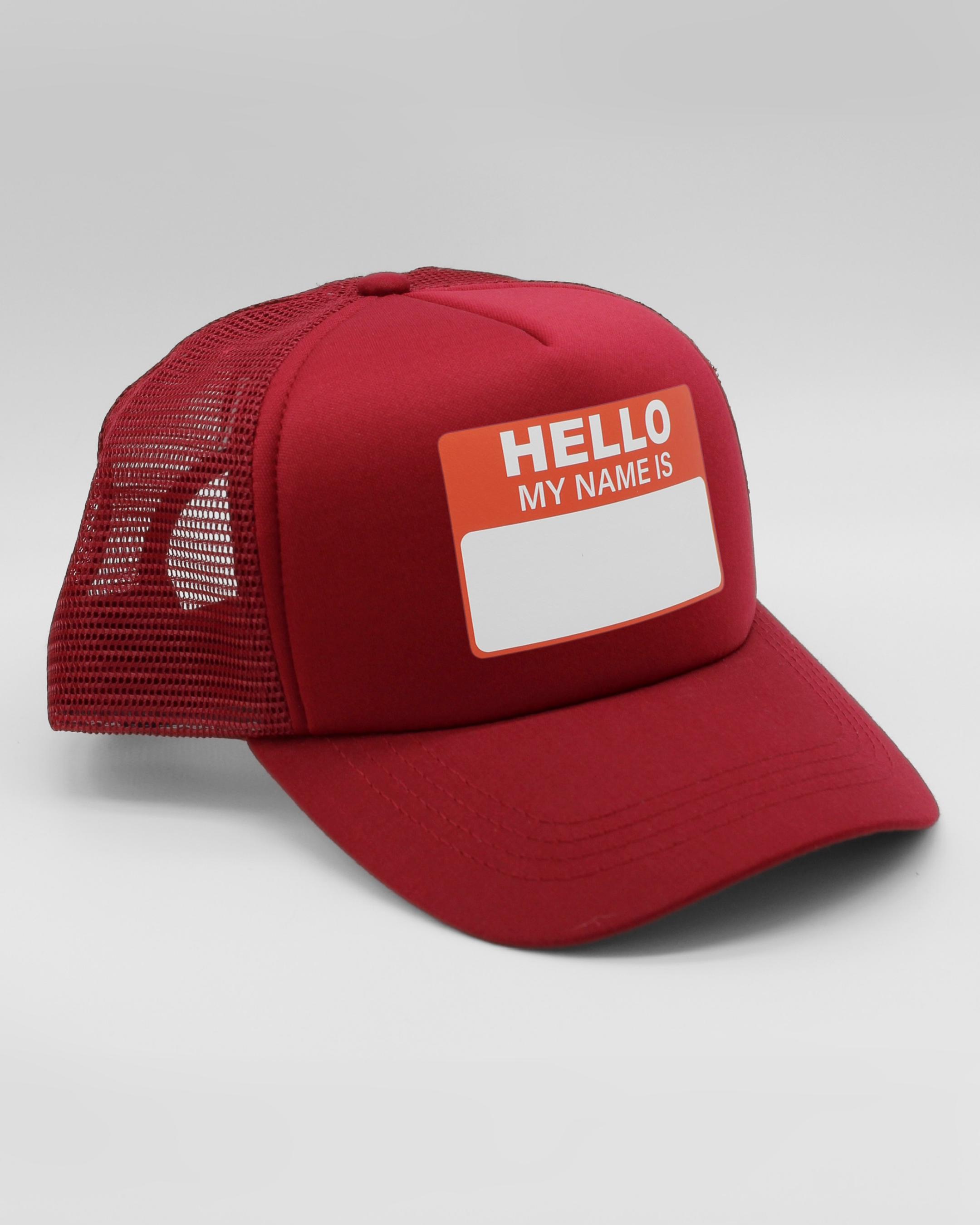 HELLO MY NAME IS | matching human hat