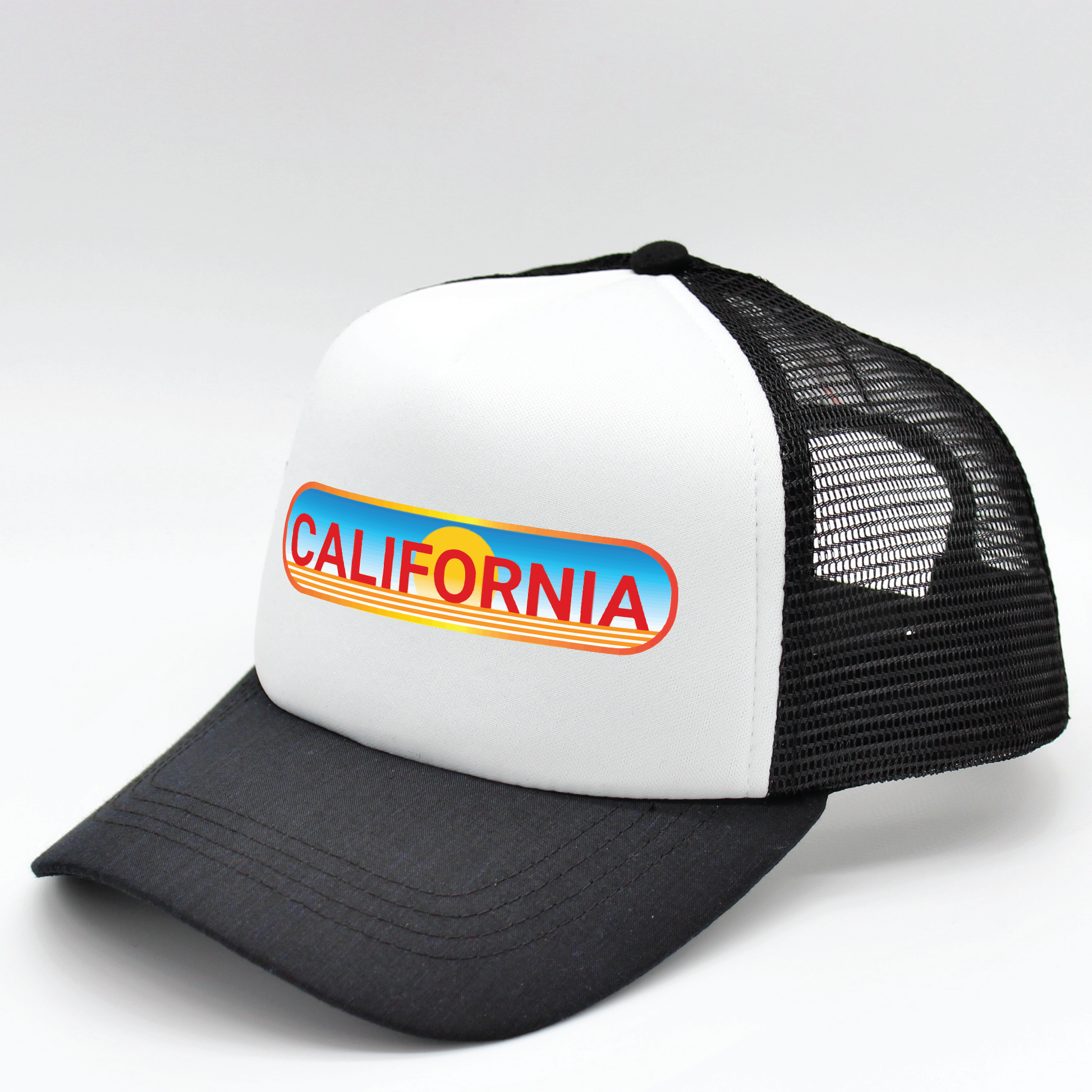 sunset designs matching human hat