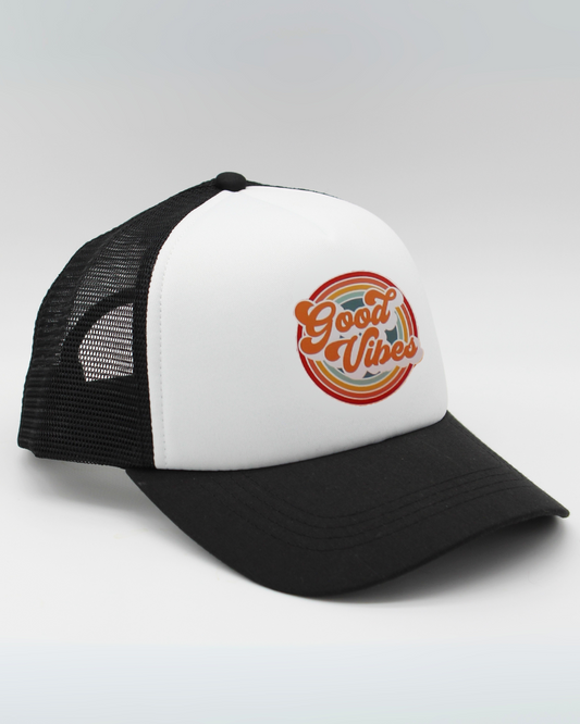 good vibes matching human hat