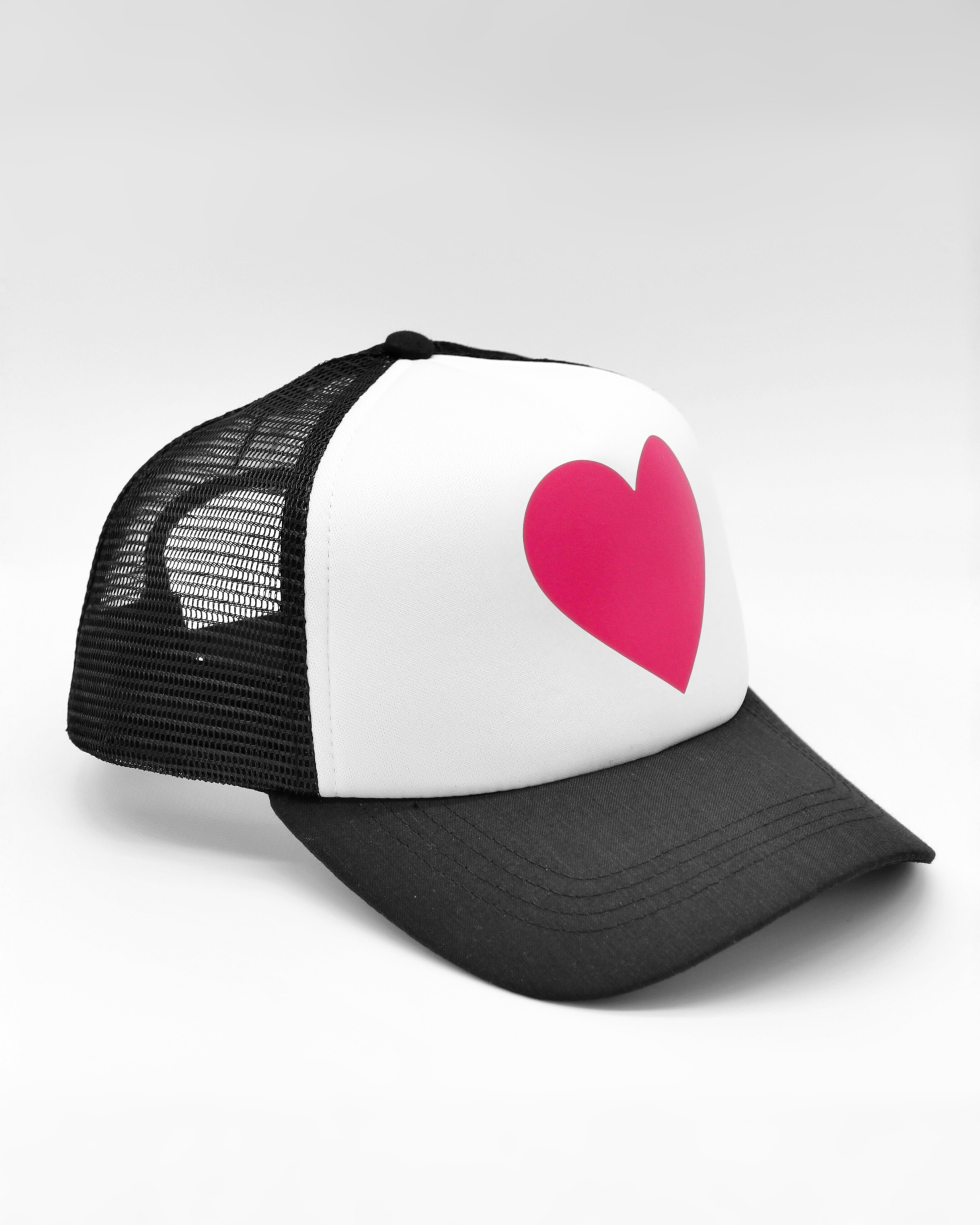 heart matching human hat