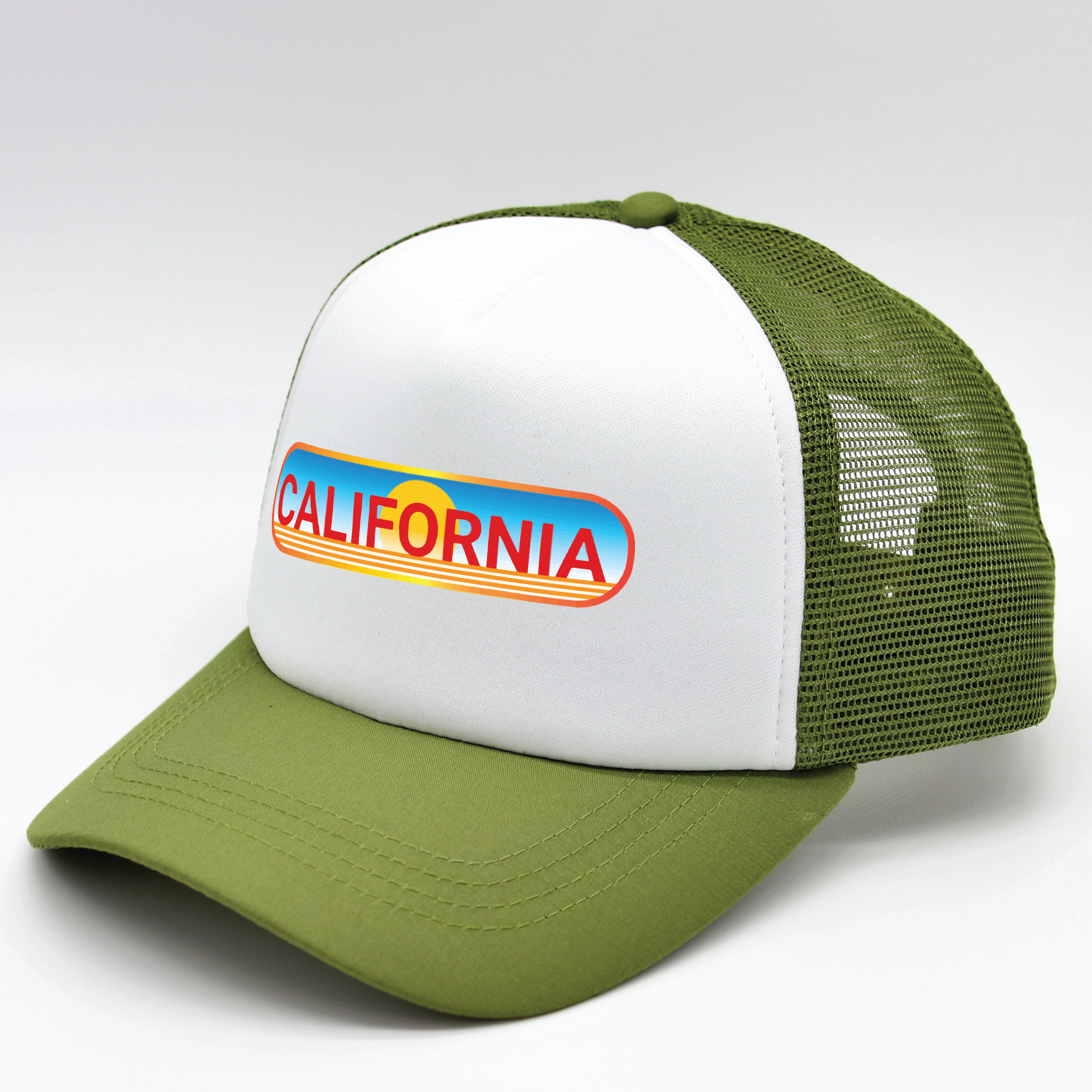 sunset designs matching human hat