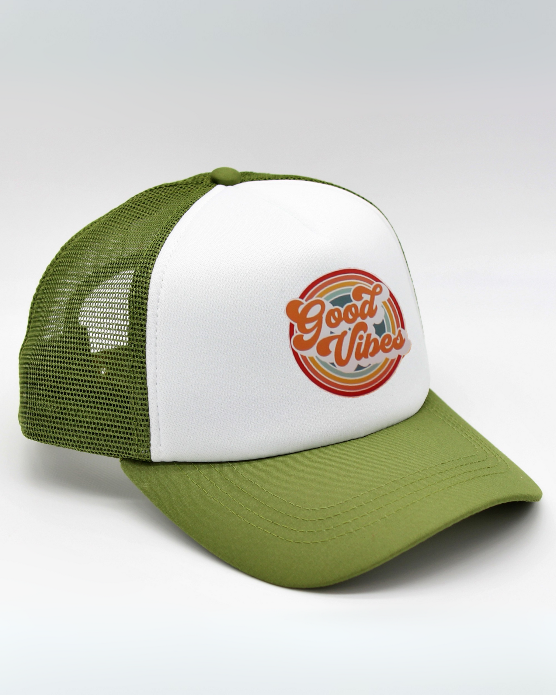 good vibes matching human hat