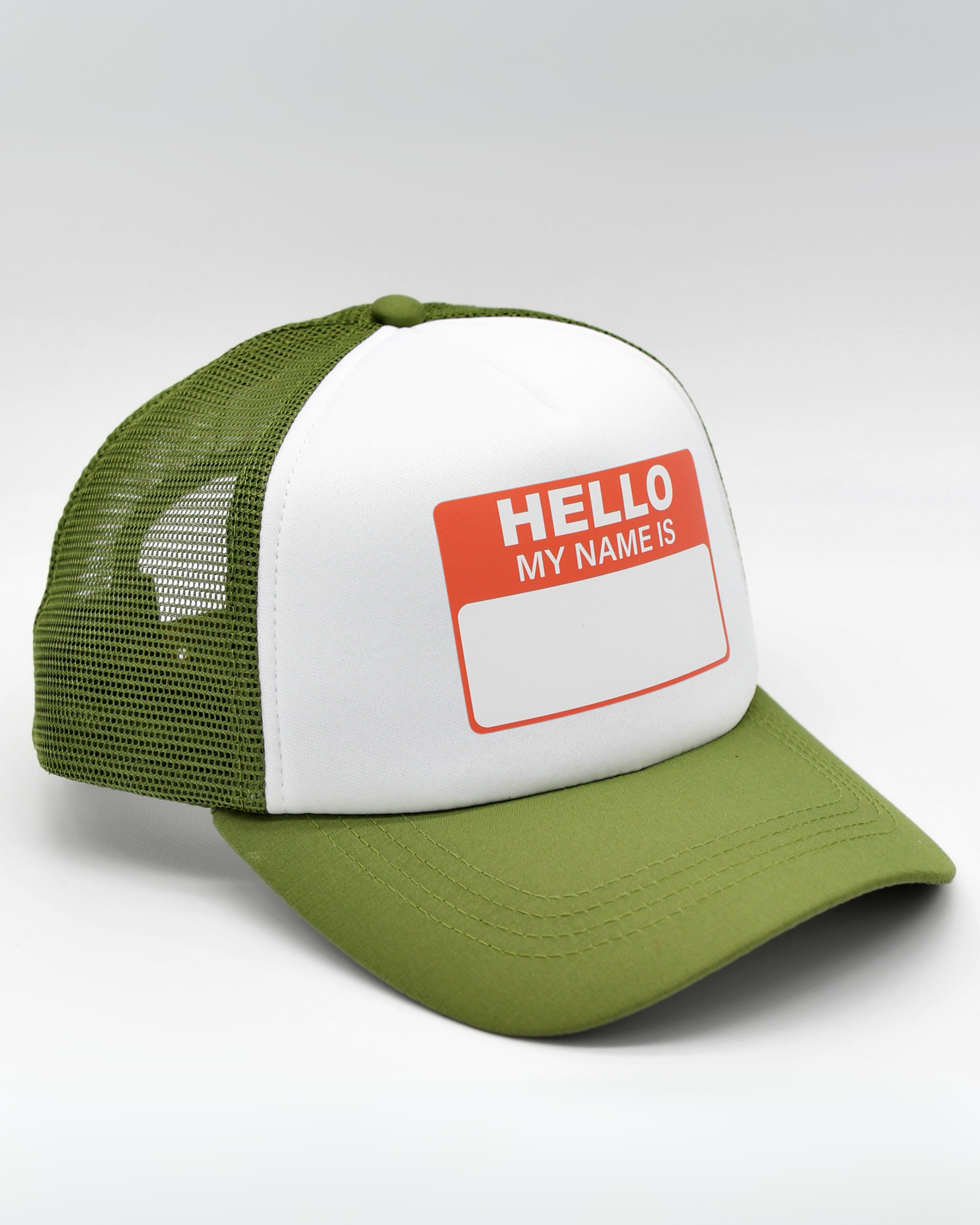 HELLO MY NAME IS | matching human hat