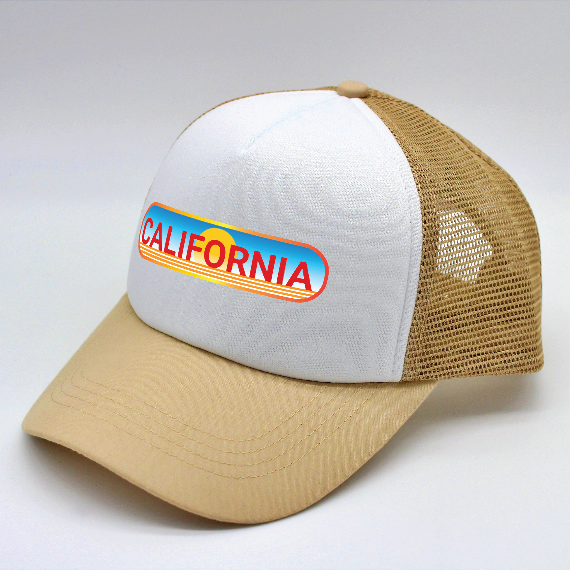 sunset designs matching human hat