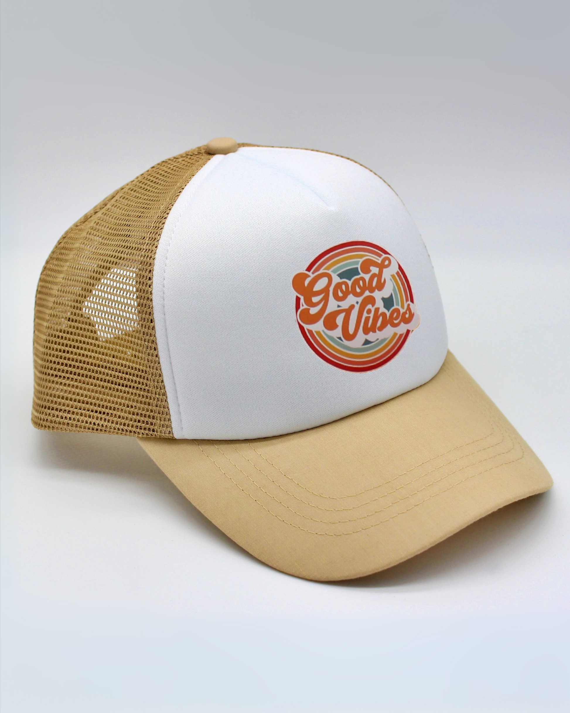 good vibes matching human hat