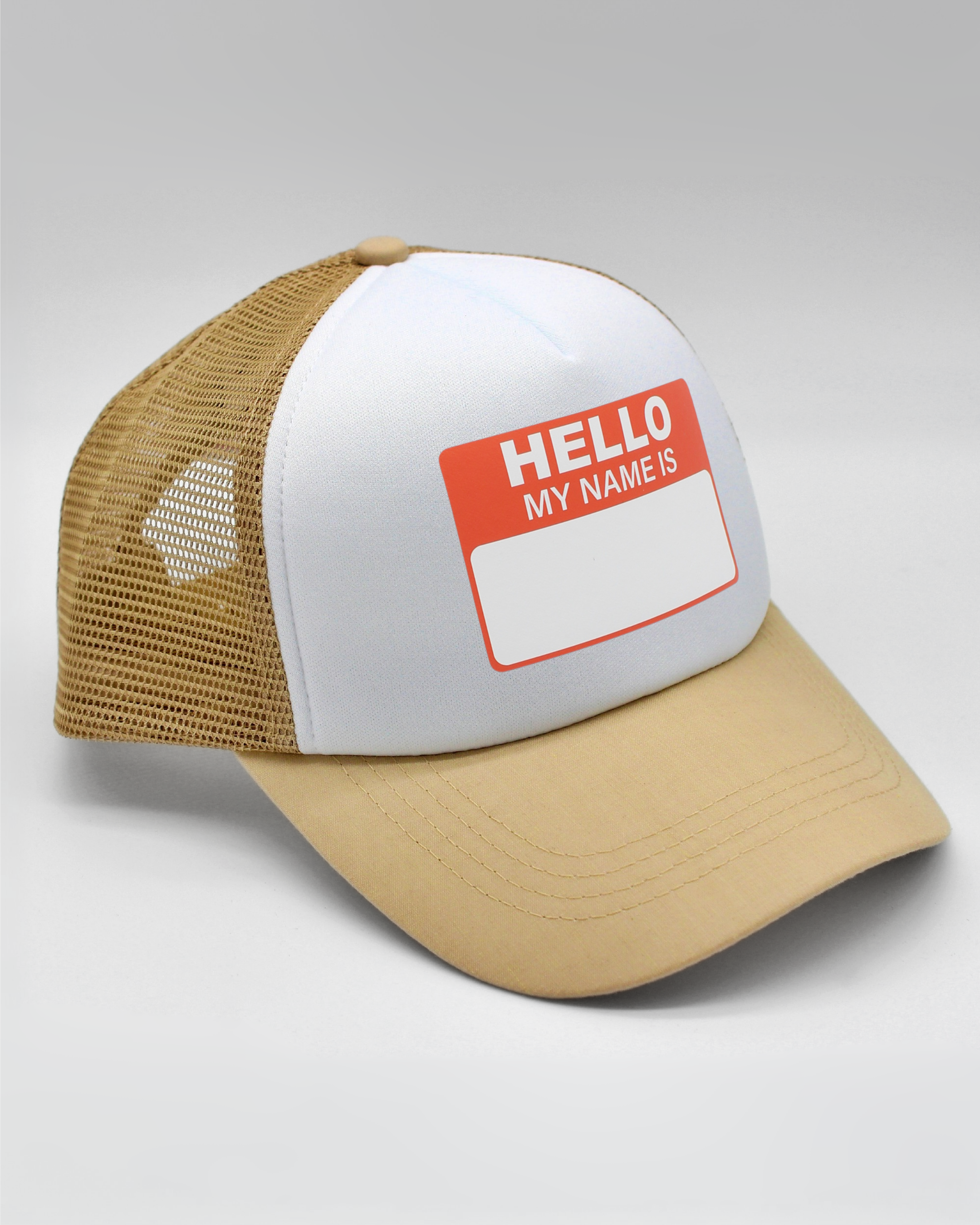 HELLO MY NAME IS | matching human hat