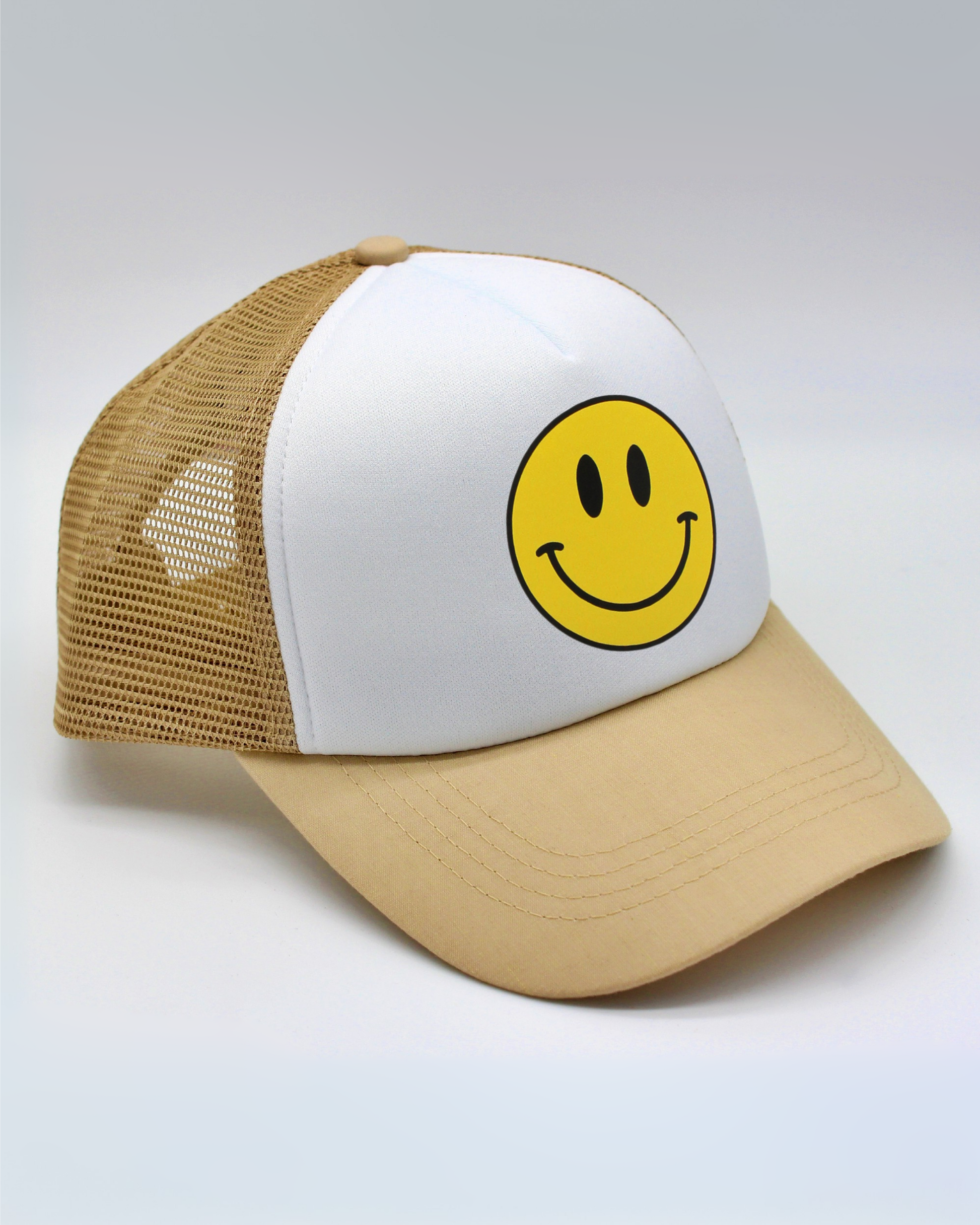 smiley matching human hat
