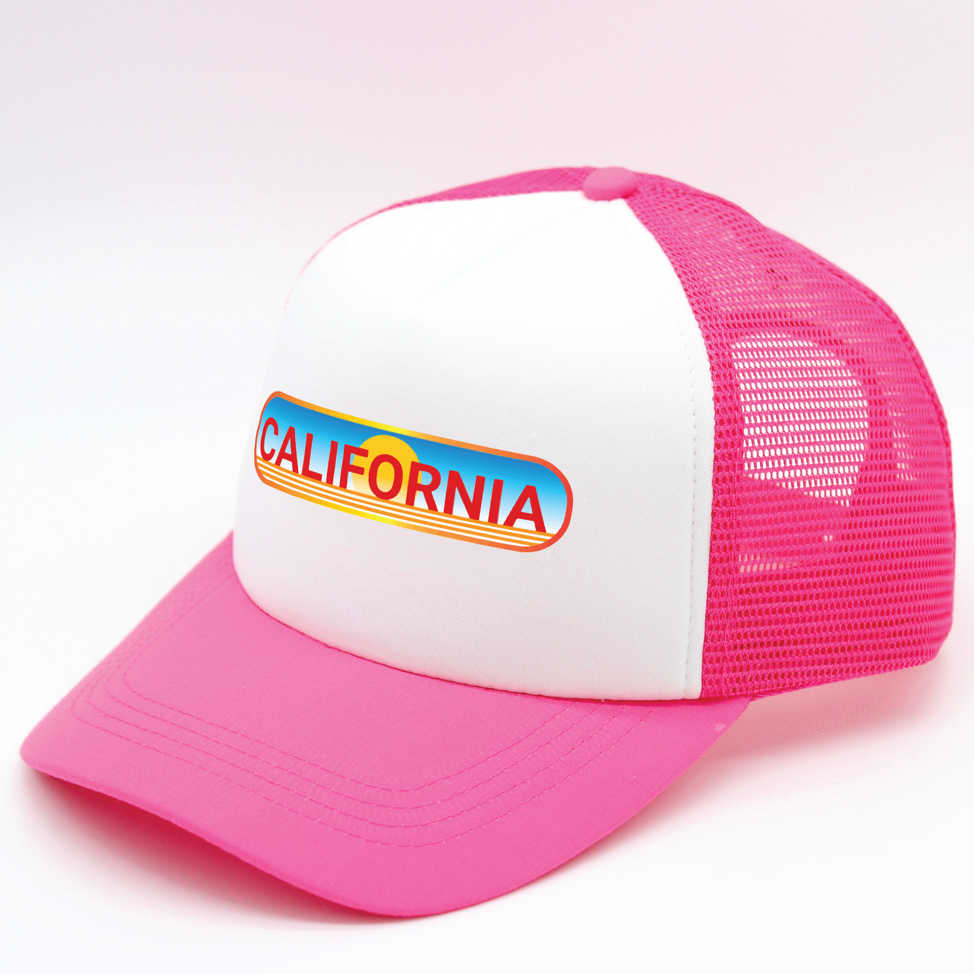sunset designs matching human hat