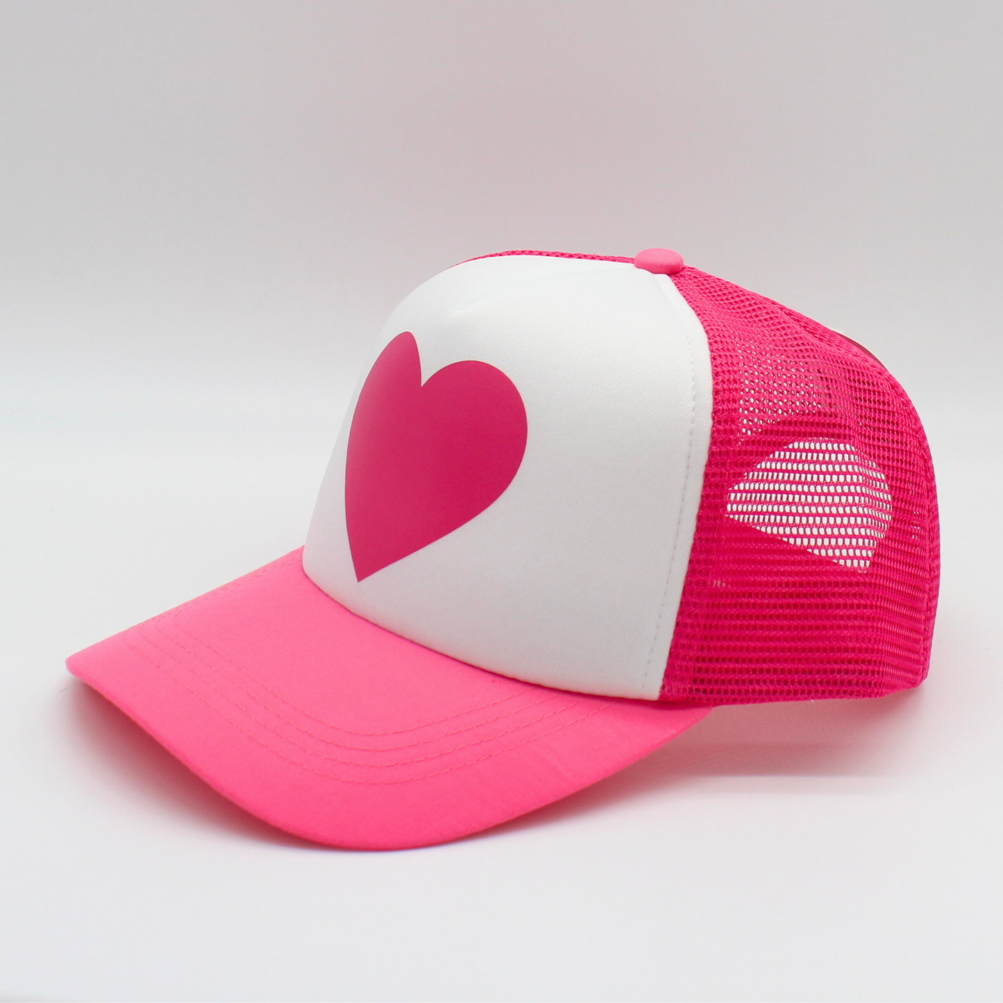 Heart Trucker Hat - Matching Human Hat