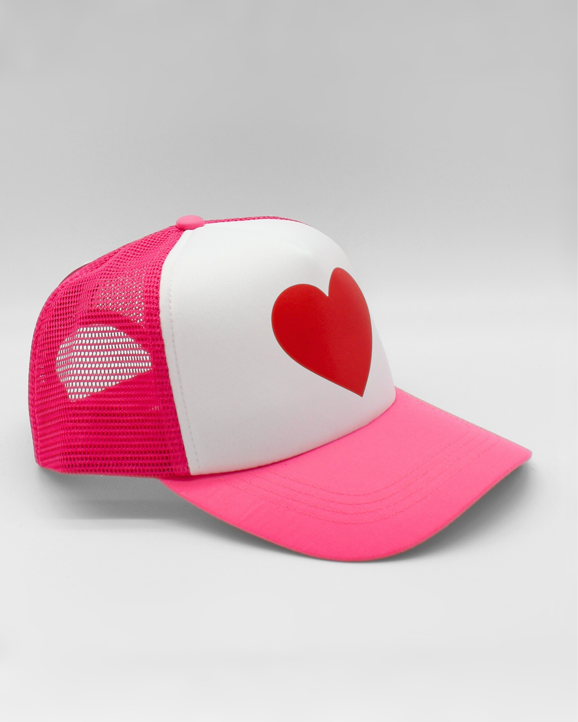 heart matching human hat