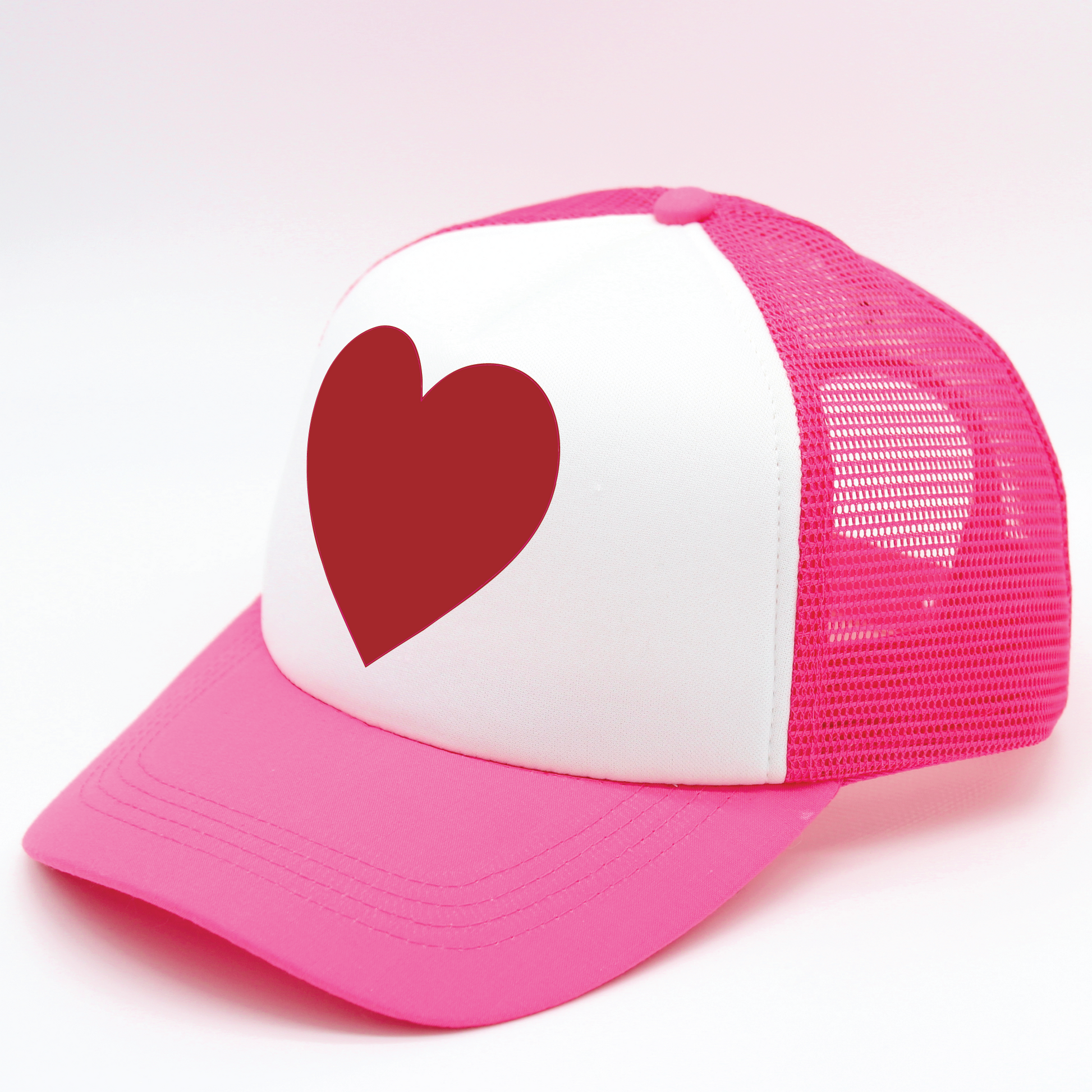 heart matching human hat
