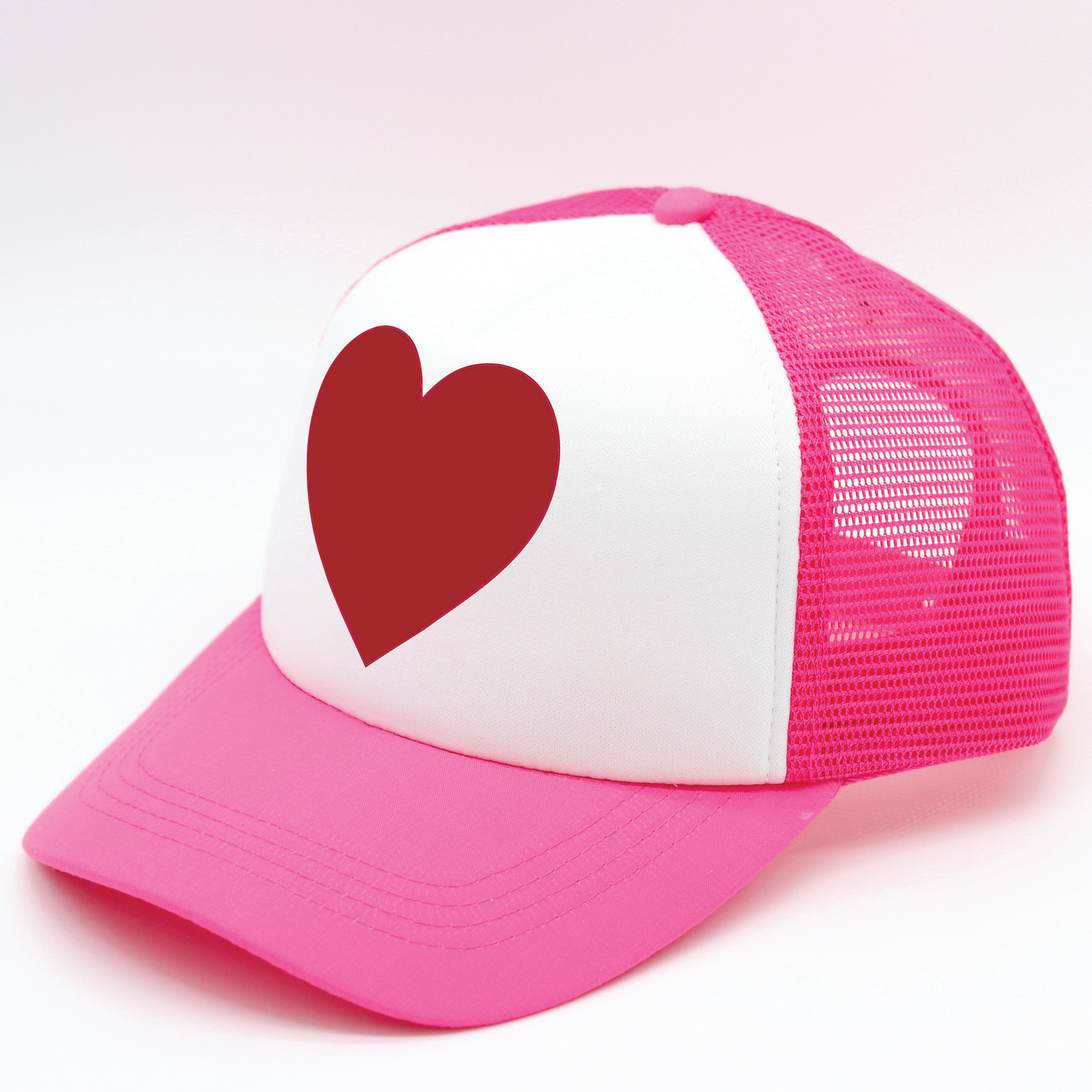 Heart Trucker Hat - Matching Human Hat