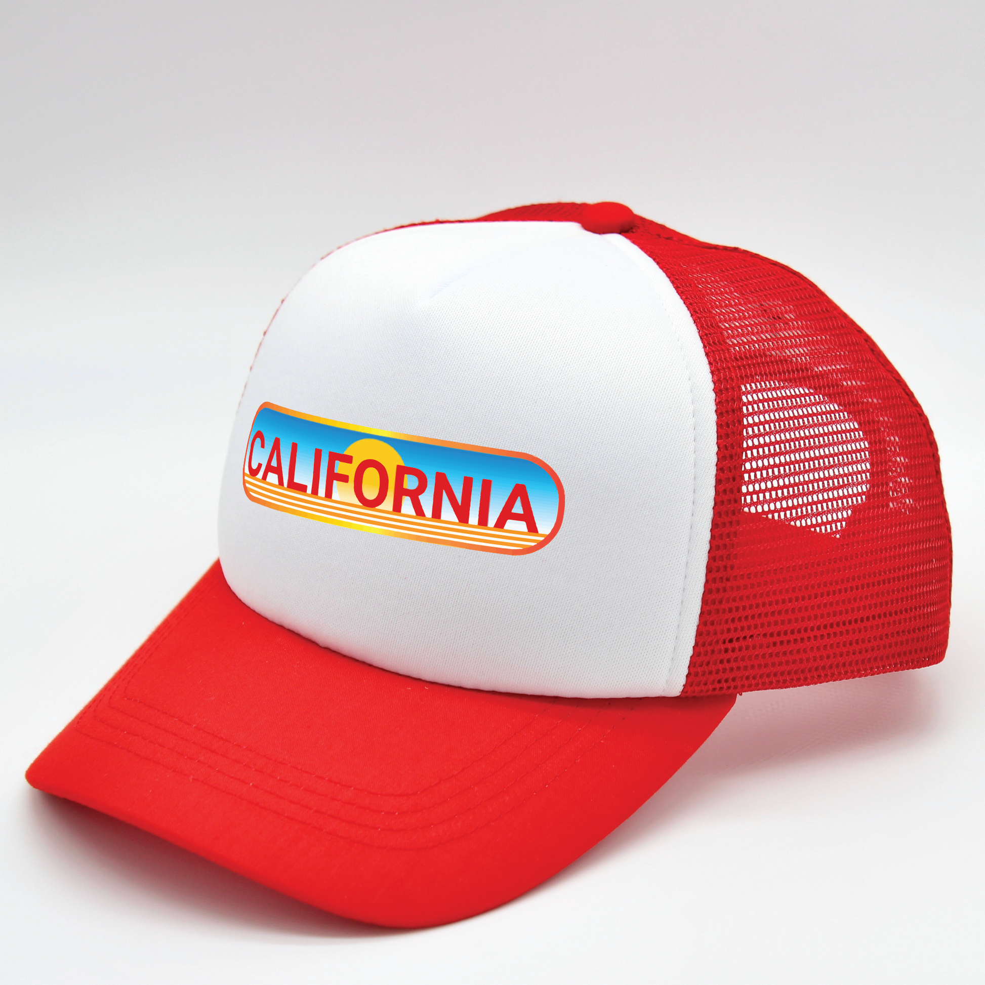 sunset designs matching human hat