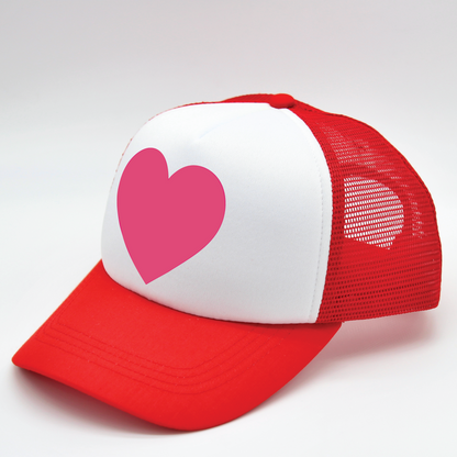 Heart Trucker Hat - Matching Human Hat