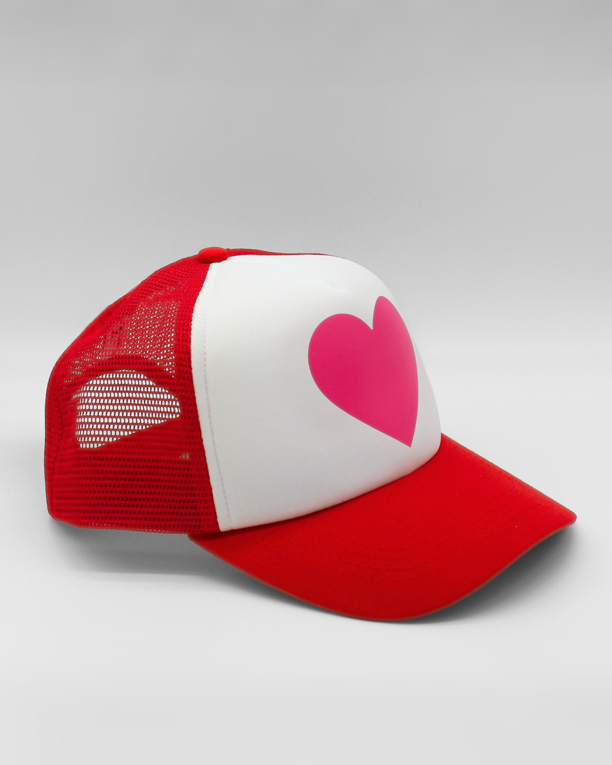 heart matching human hat