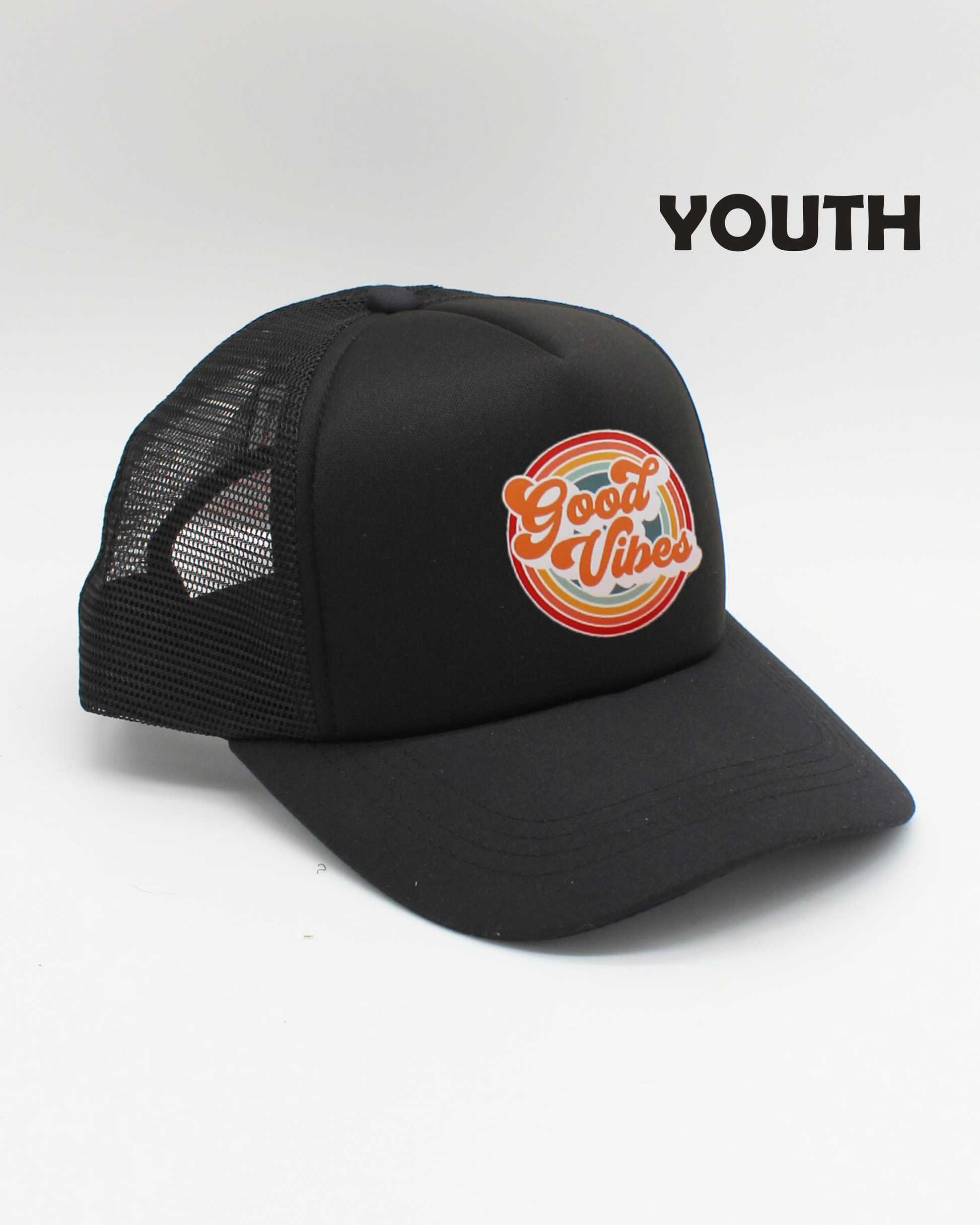 good vibes matching human hat