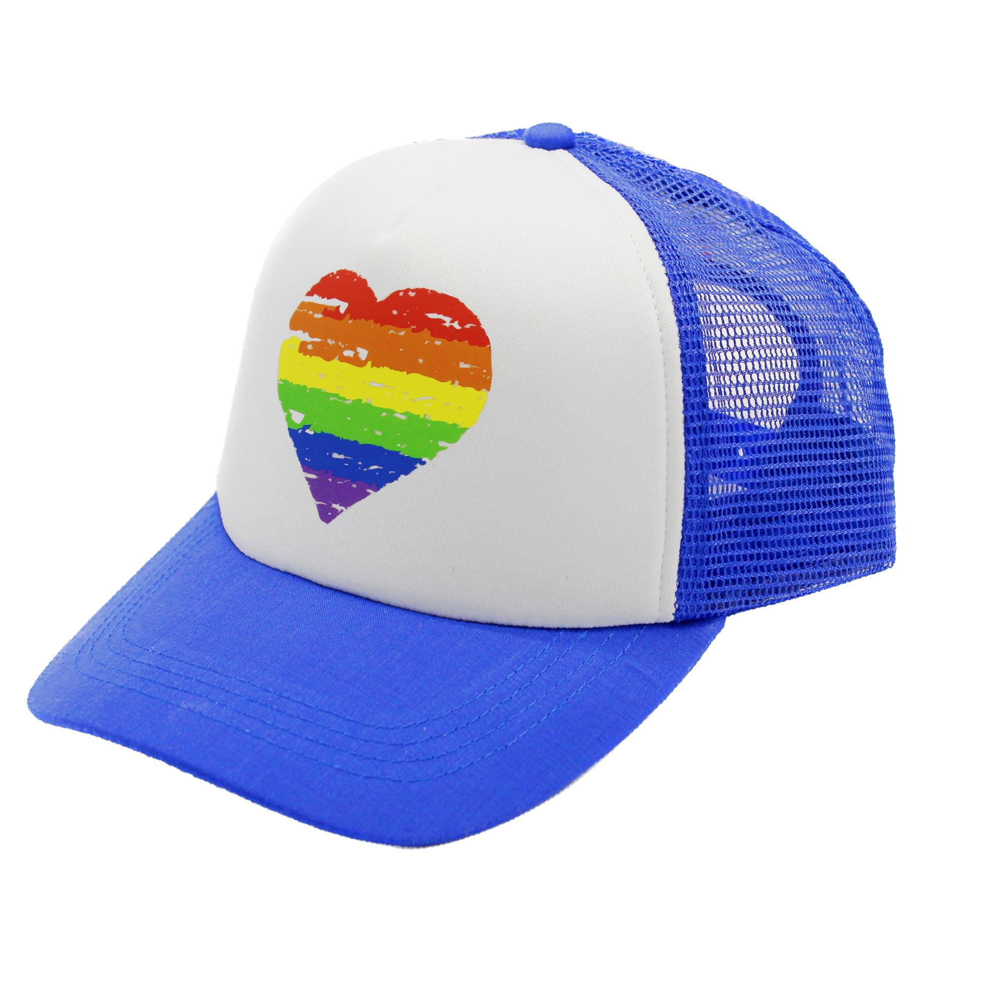 pride heart matching human hat