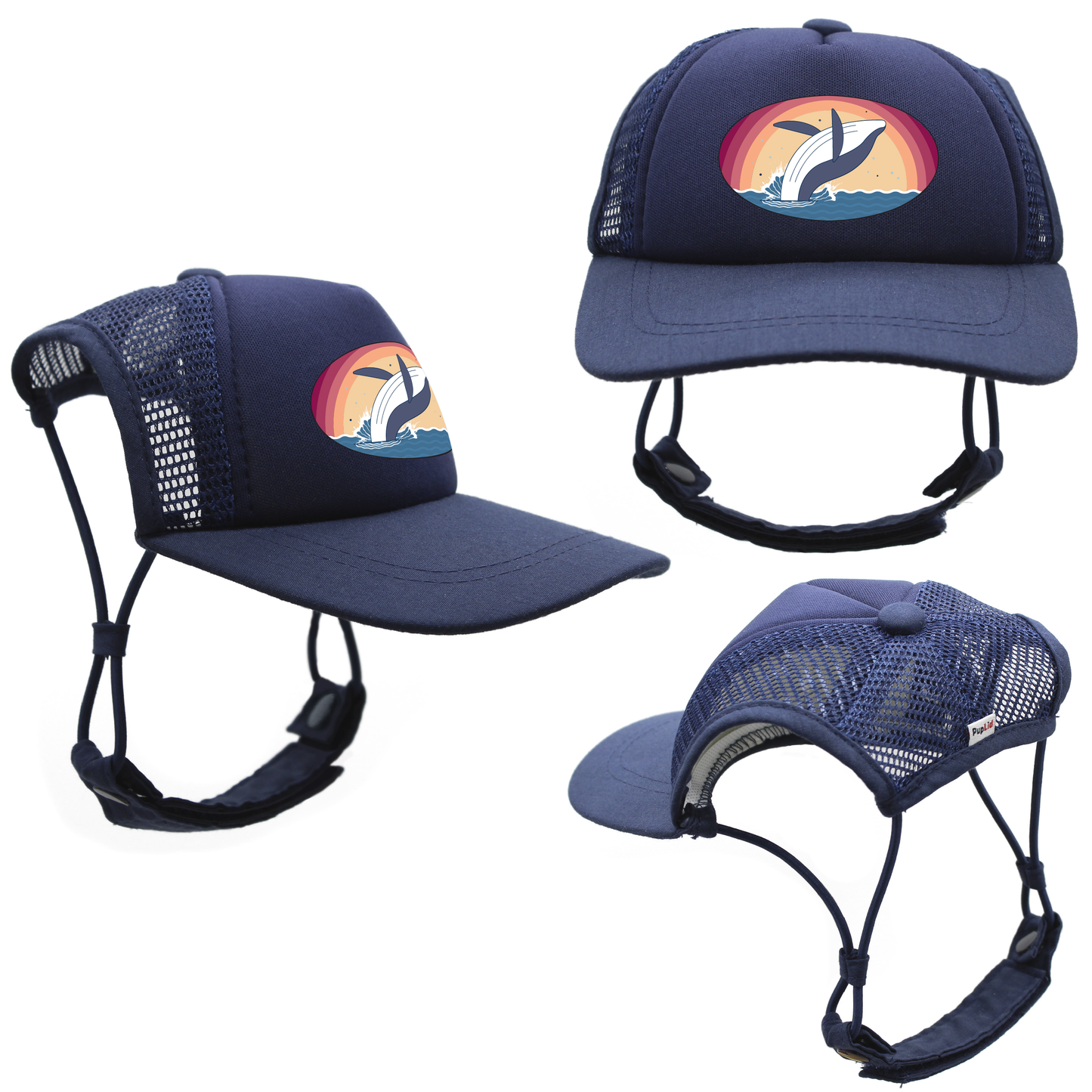 Whale Design | Dog Trucker Hat | All Sizes