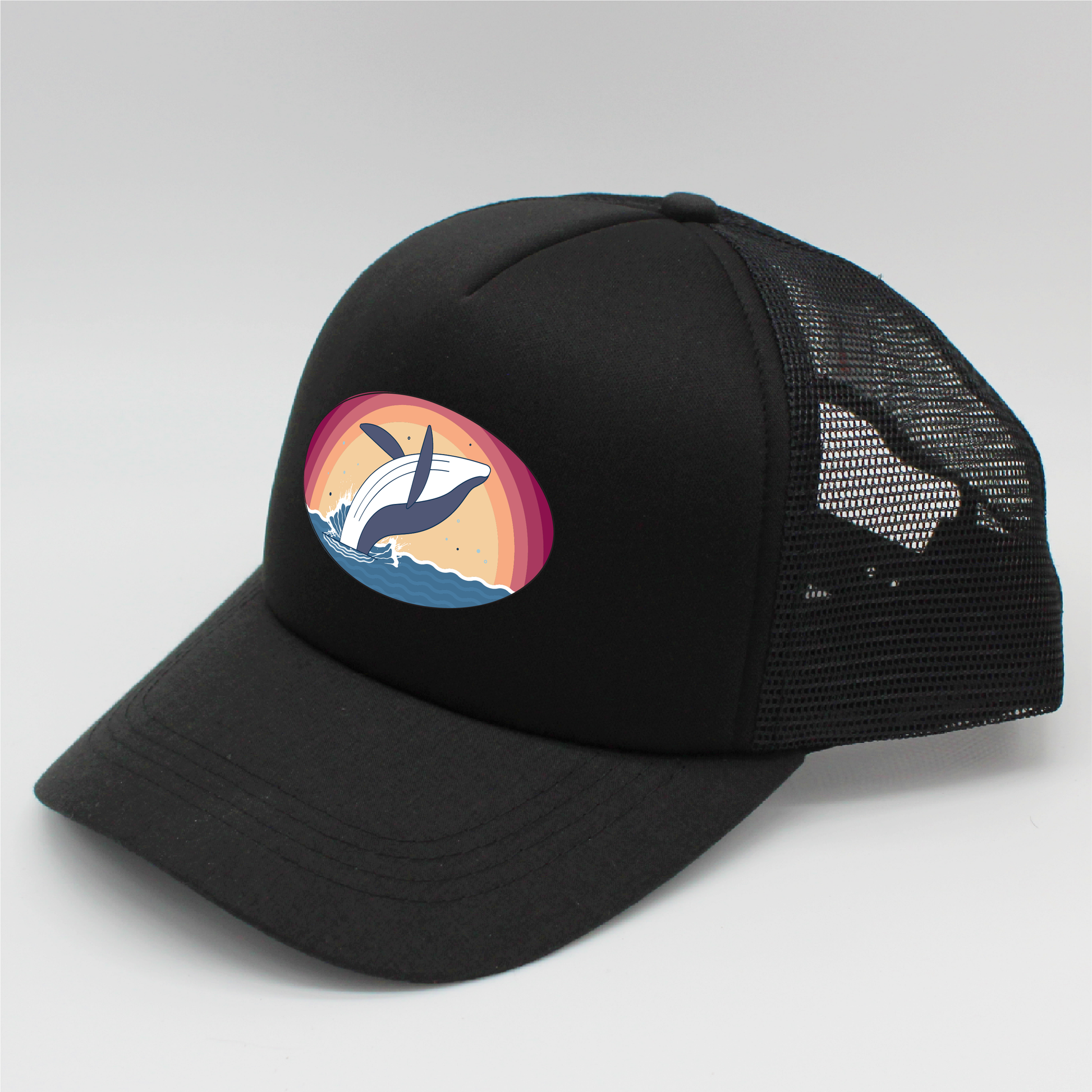 whale matching human hat
