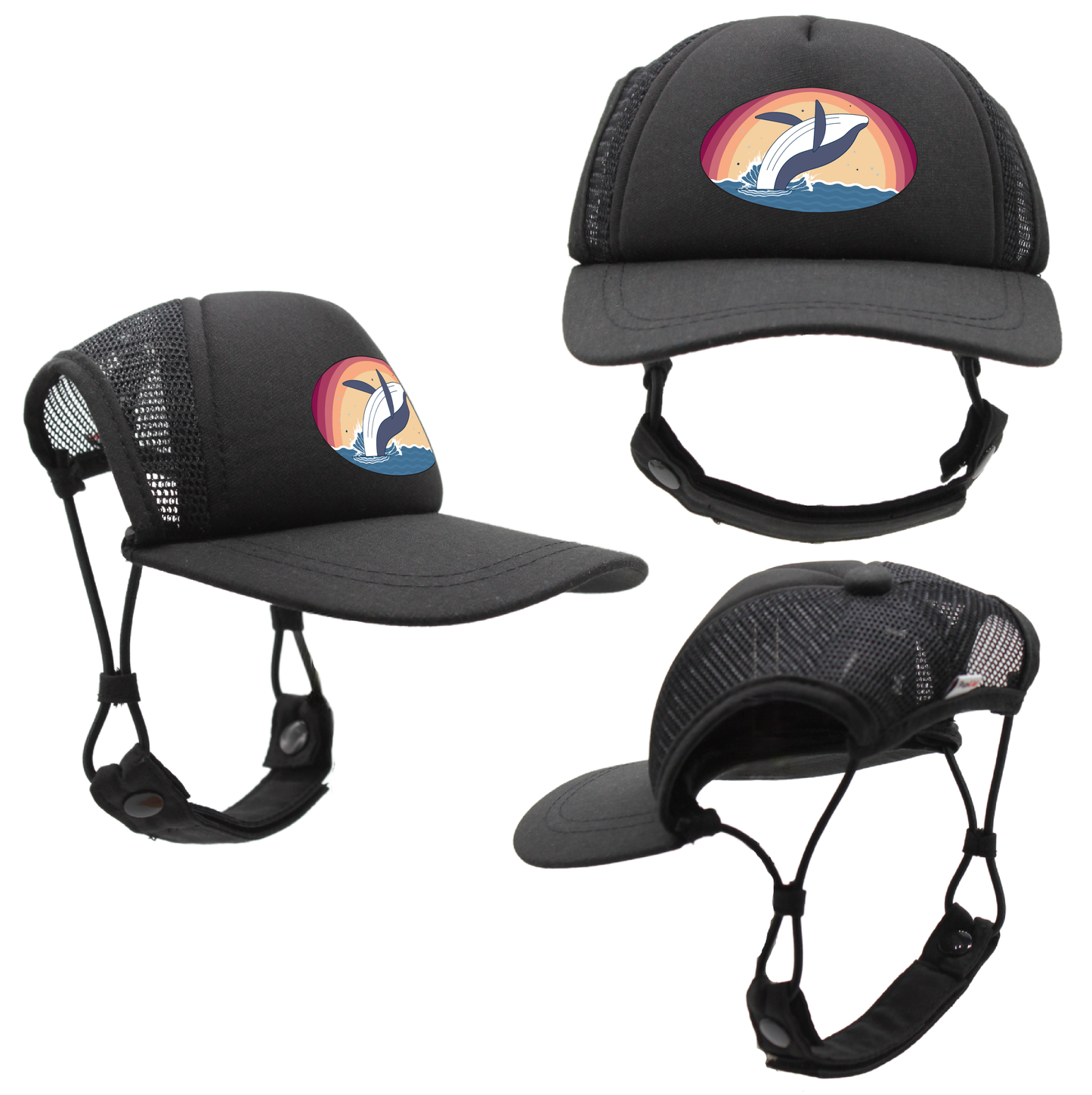 Whale Design | Dog Trucker Hat | All Sizes