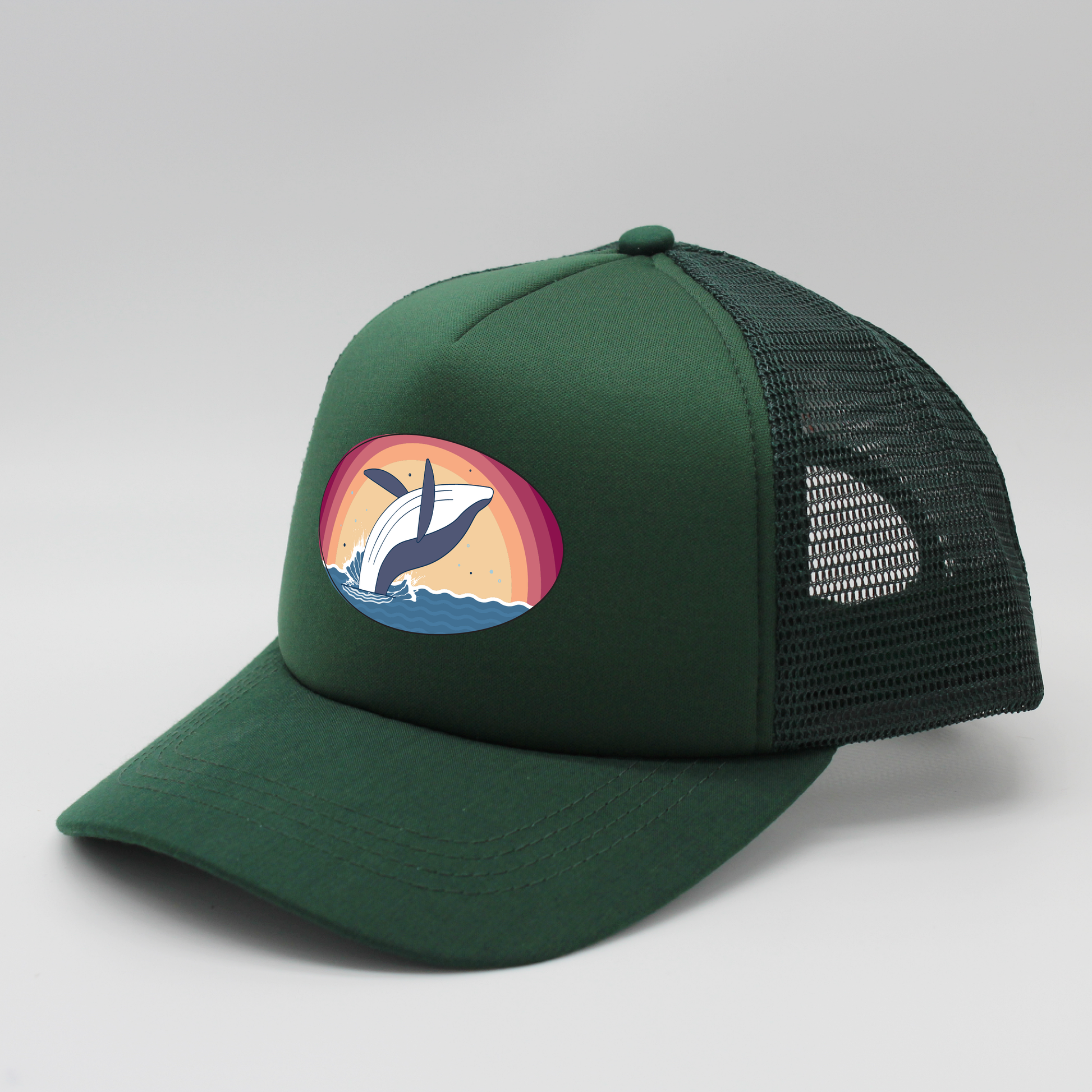 whale matching human hat