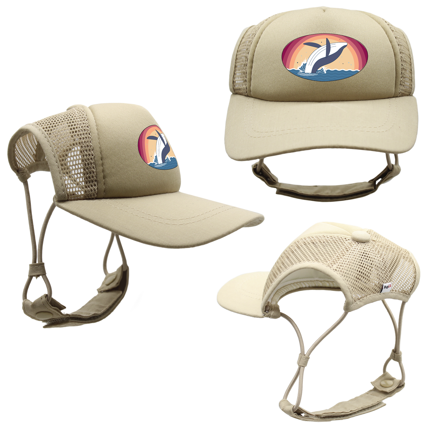 Whale Design | Dog Trucker Hat | All Sizes