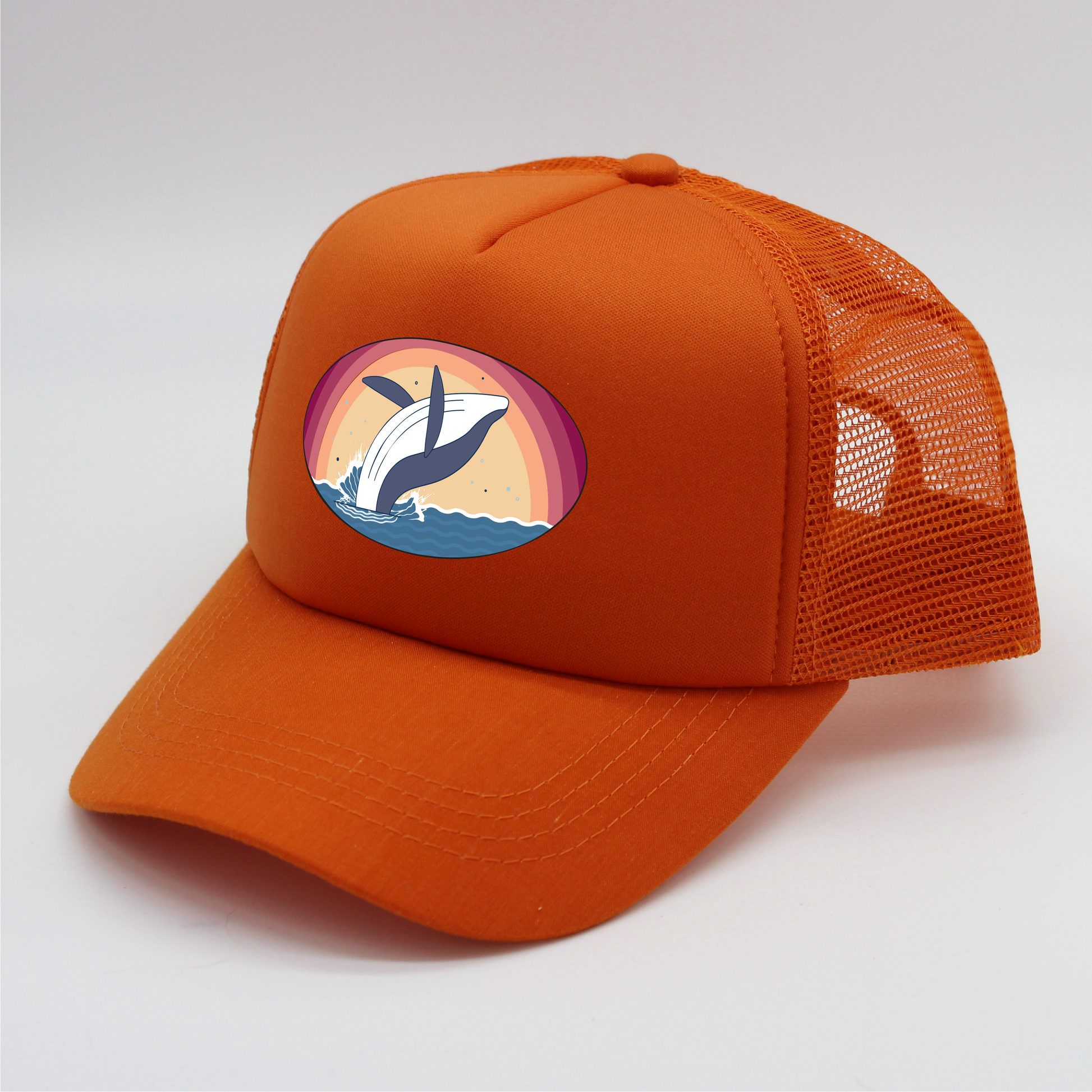 whale matching human hat