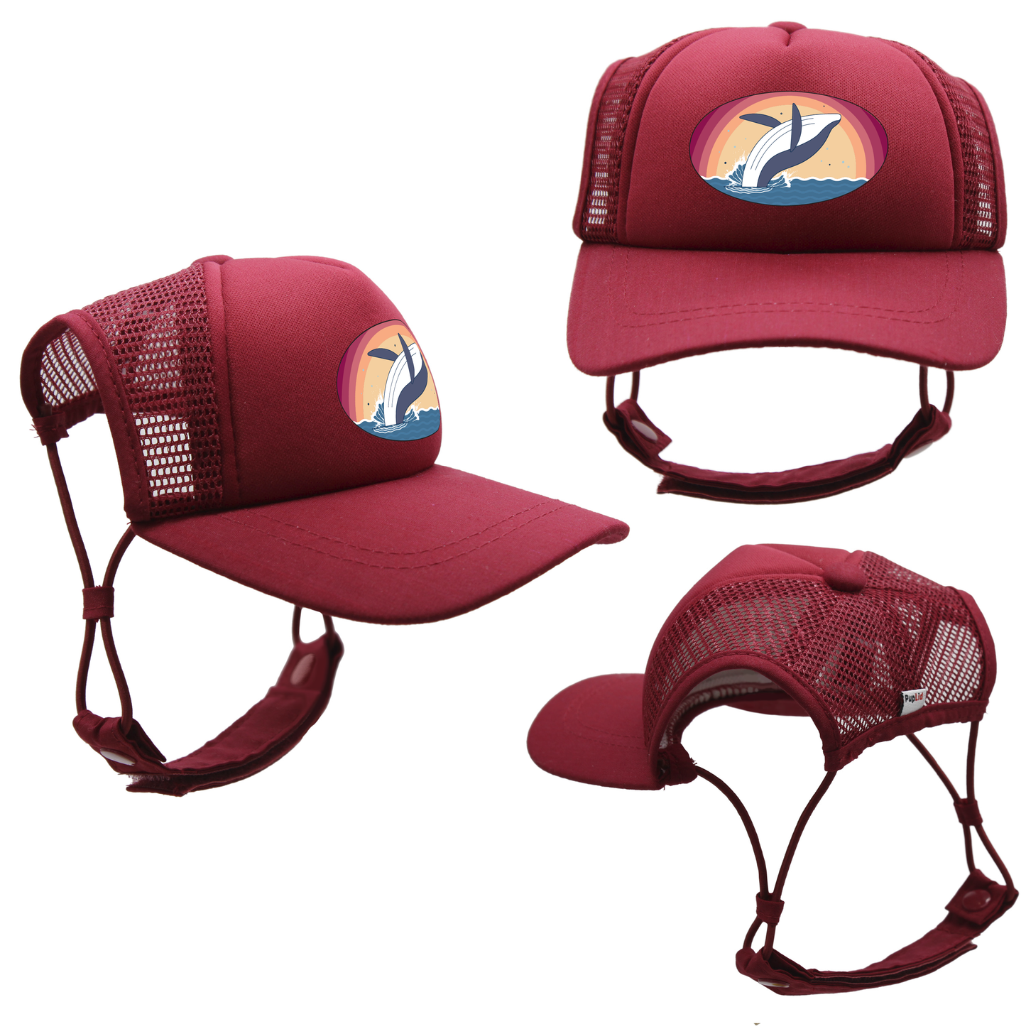 Whale Design | Dog Trucker Hat | All Sizes