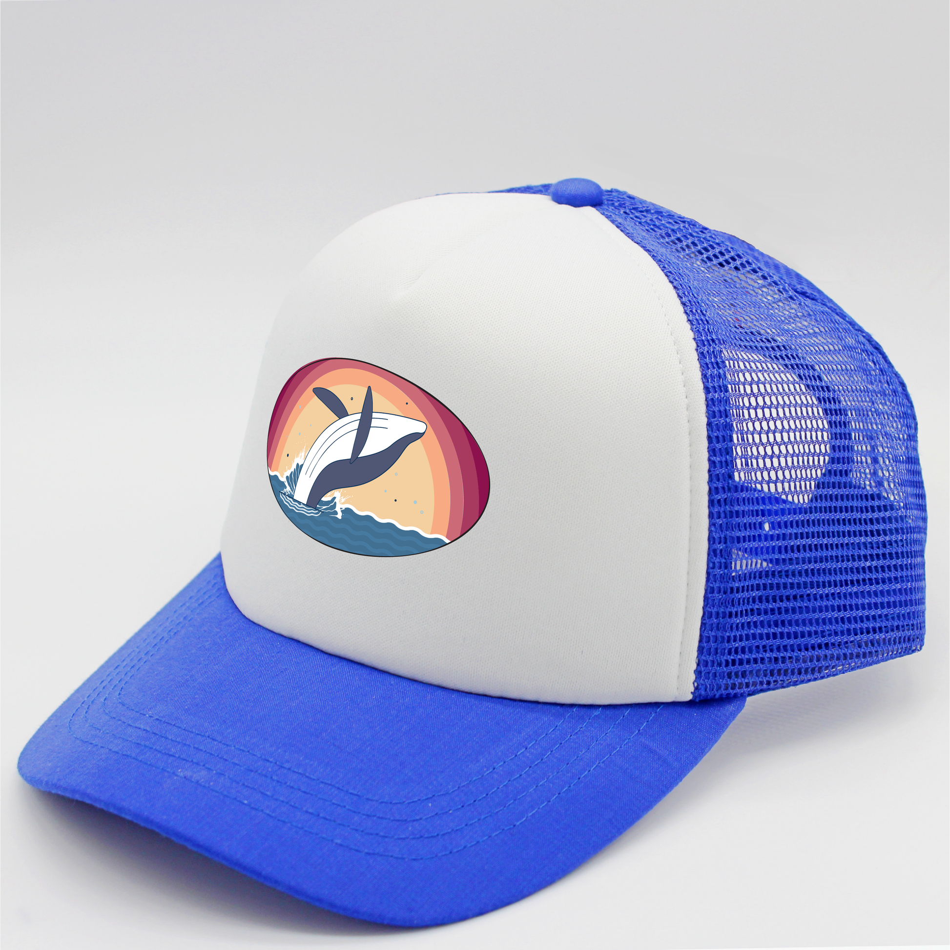whale matching human hat