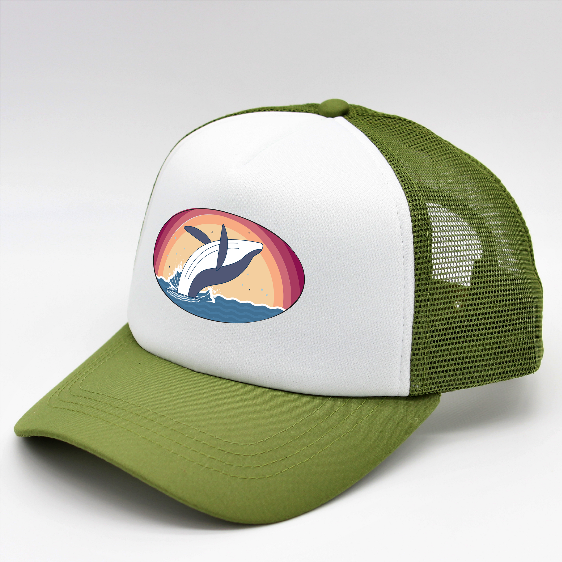 whale matching human hat