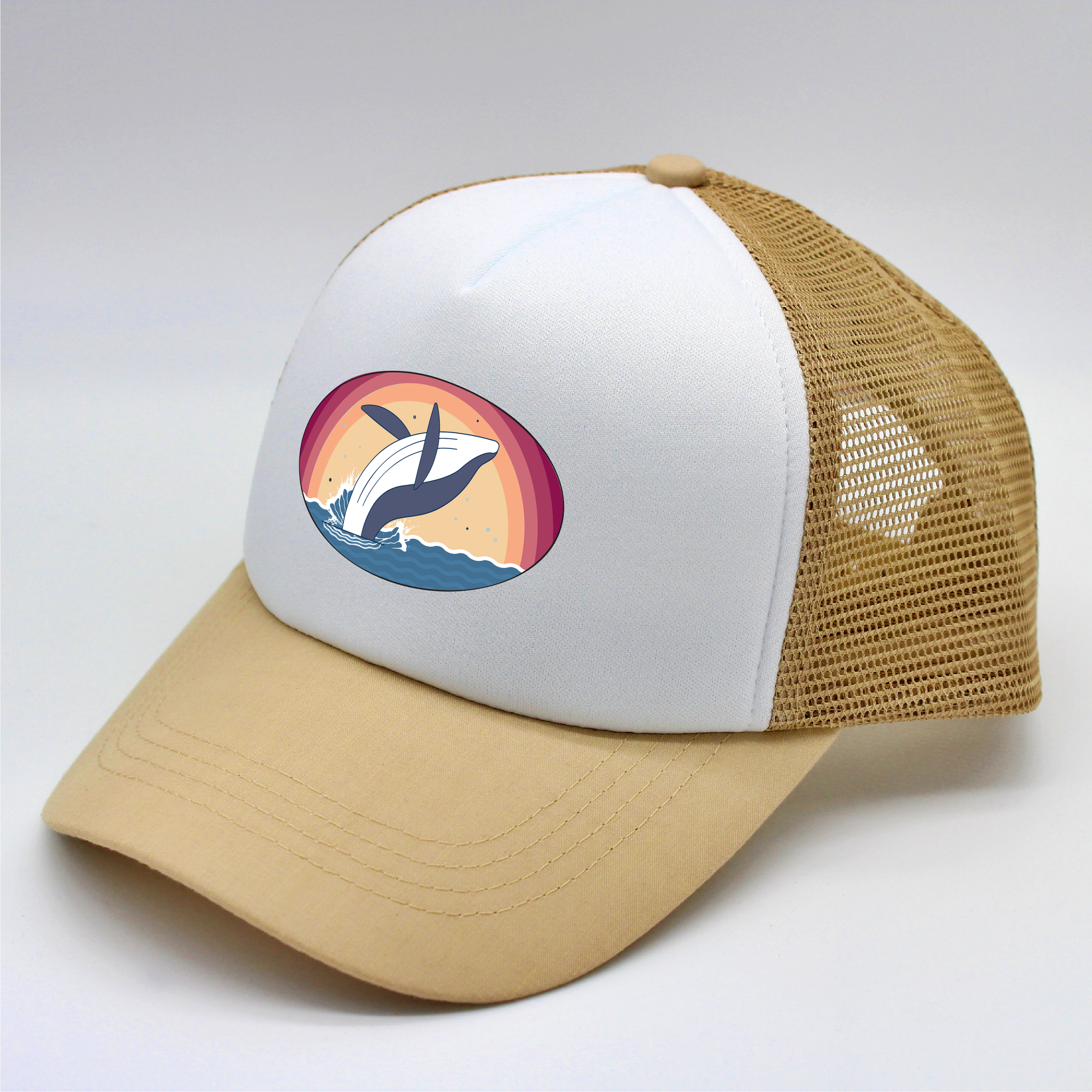 whale matching human hat