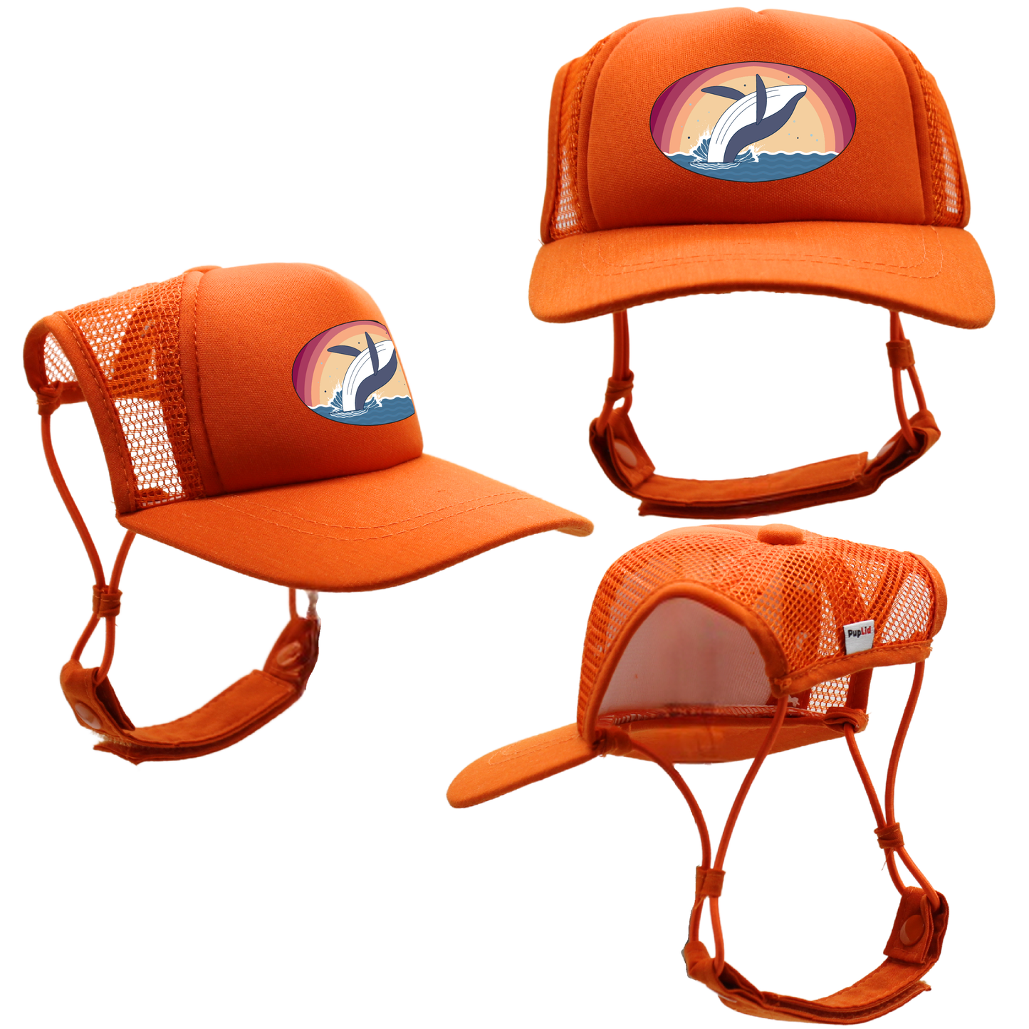 Whale Design | Dog Trucker Hat | All Sizes