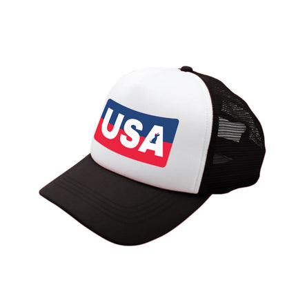 usa designs matching human hat