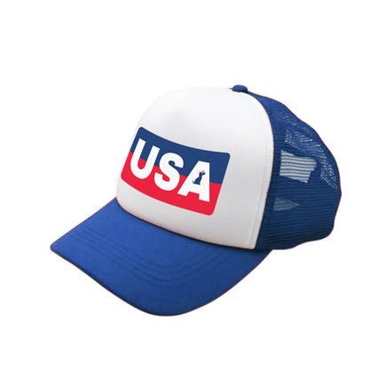 usa designs matching human hat