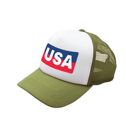 usa designs matching human hat