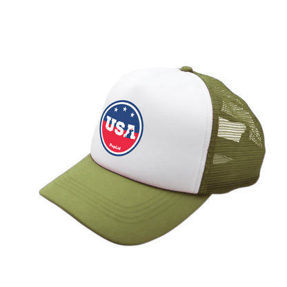 usa designs matching human hat