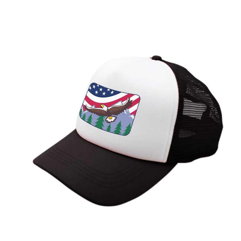usa designs matching human hat