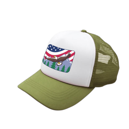 usa designs matching human hat