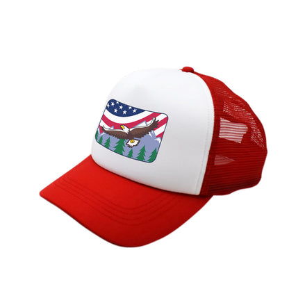 usa designs matching human hat