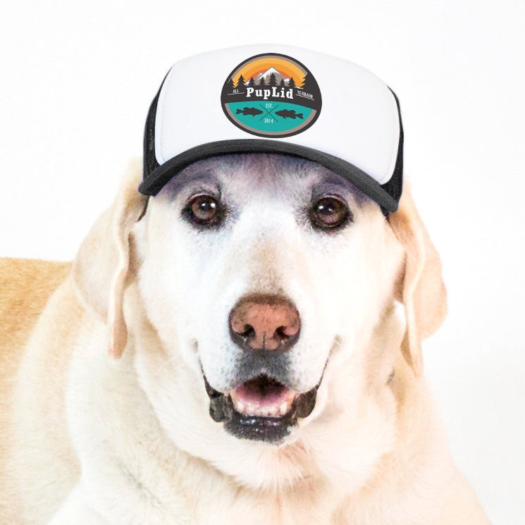PupLid Sunset Designs | Shop Size Large Trucker Hats for Dogs